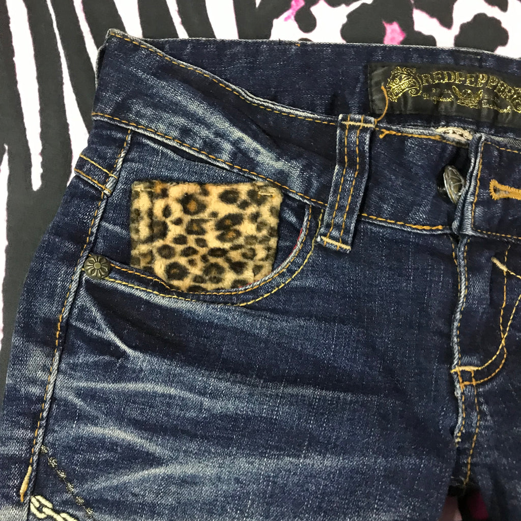 RedPepper Lowrise Leopard Jeans - Skinny Fitting