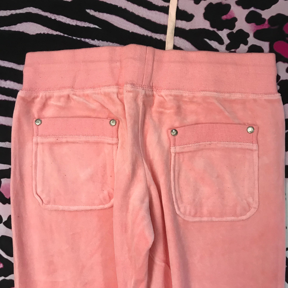 Deadstock Bebe Velour Baby Pink Set
