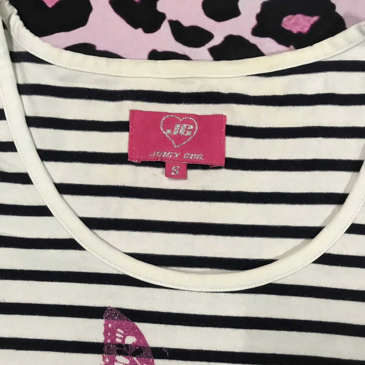 Stripe 2000s Juicy Girl Top