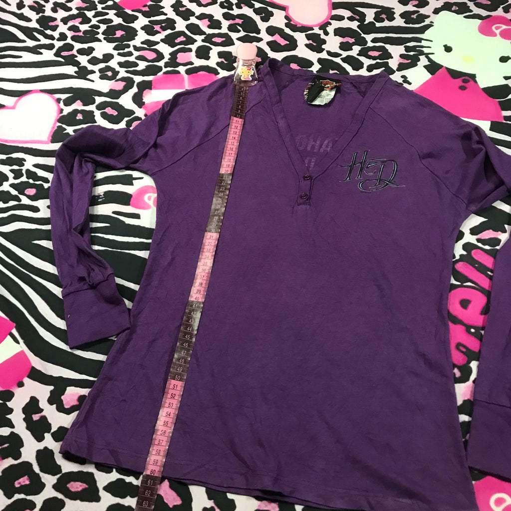 Harley Davidson Long Sleeve Henley