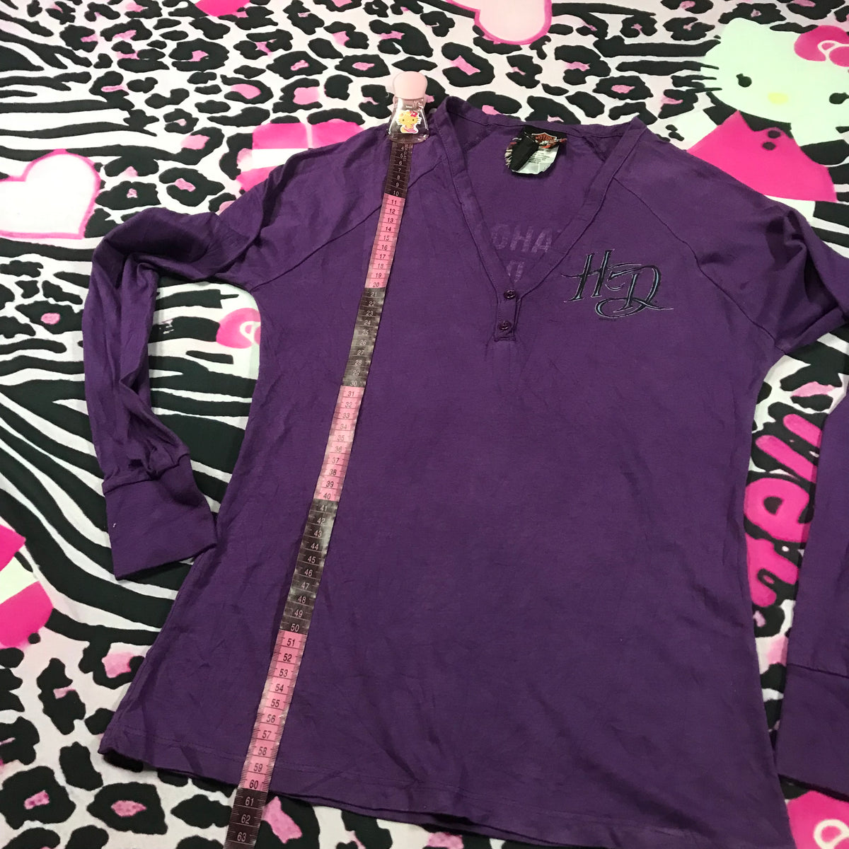 Harley Davidson Long Sleeve Henley