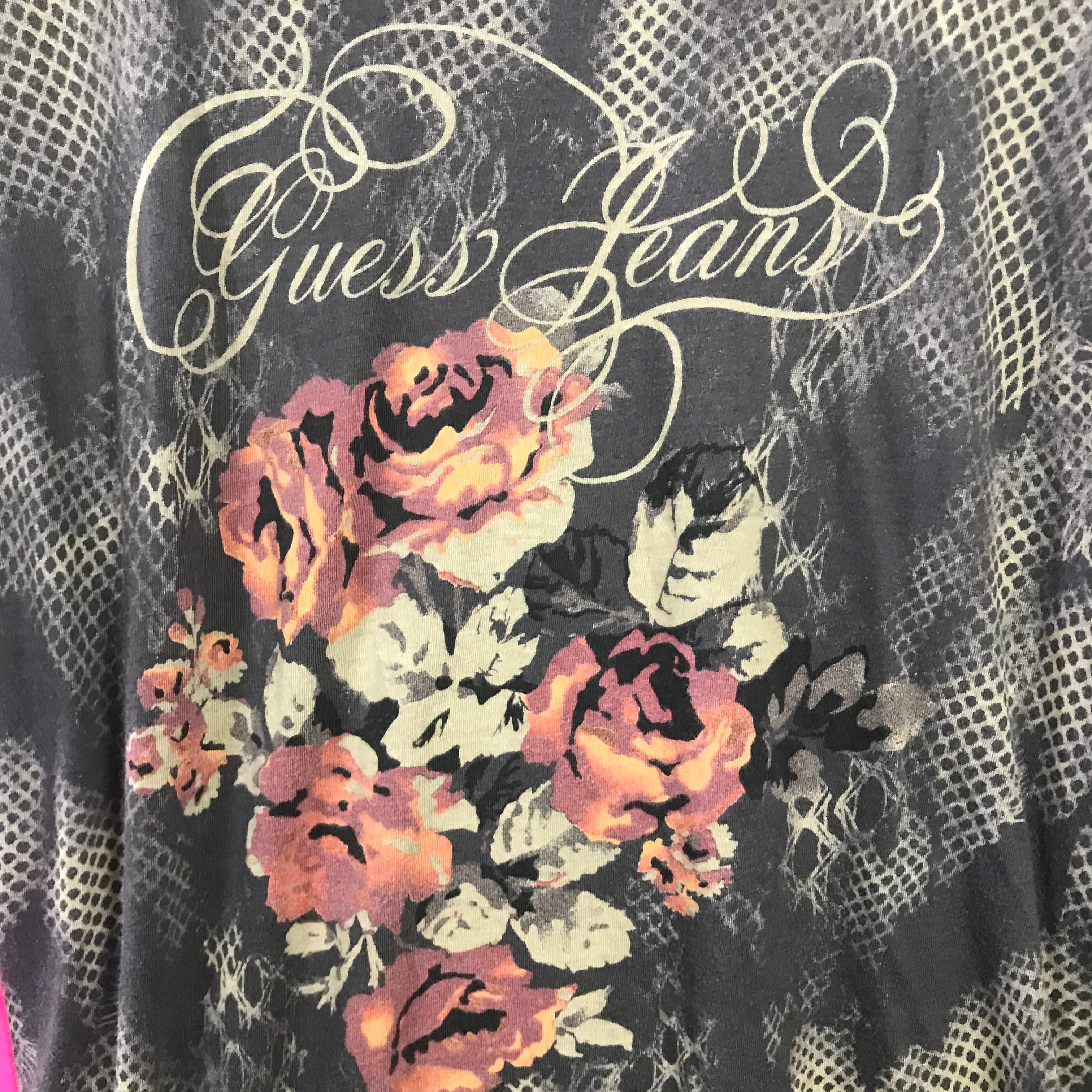 Guess 2000s snake print top