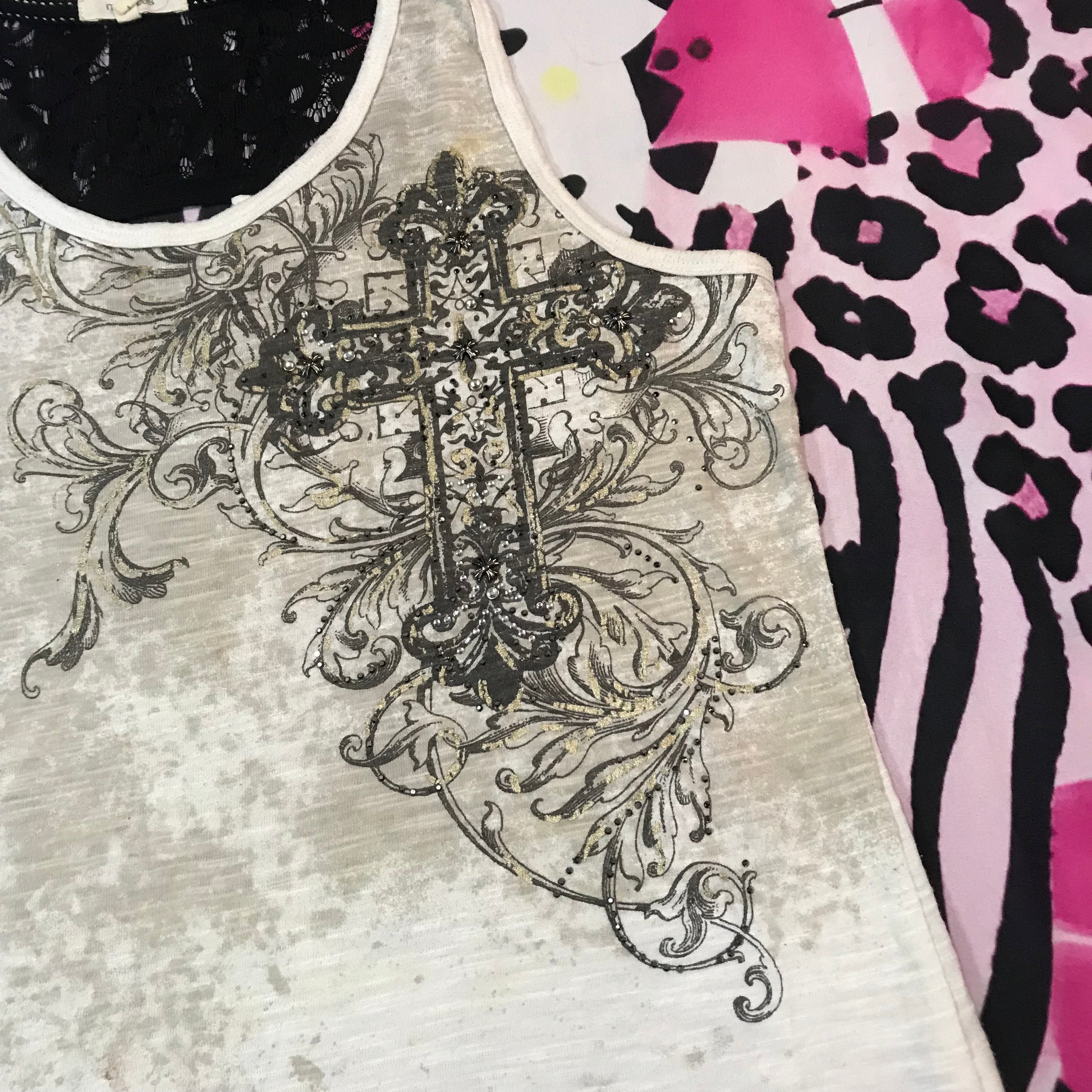 Grunge 2000s tank top