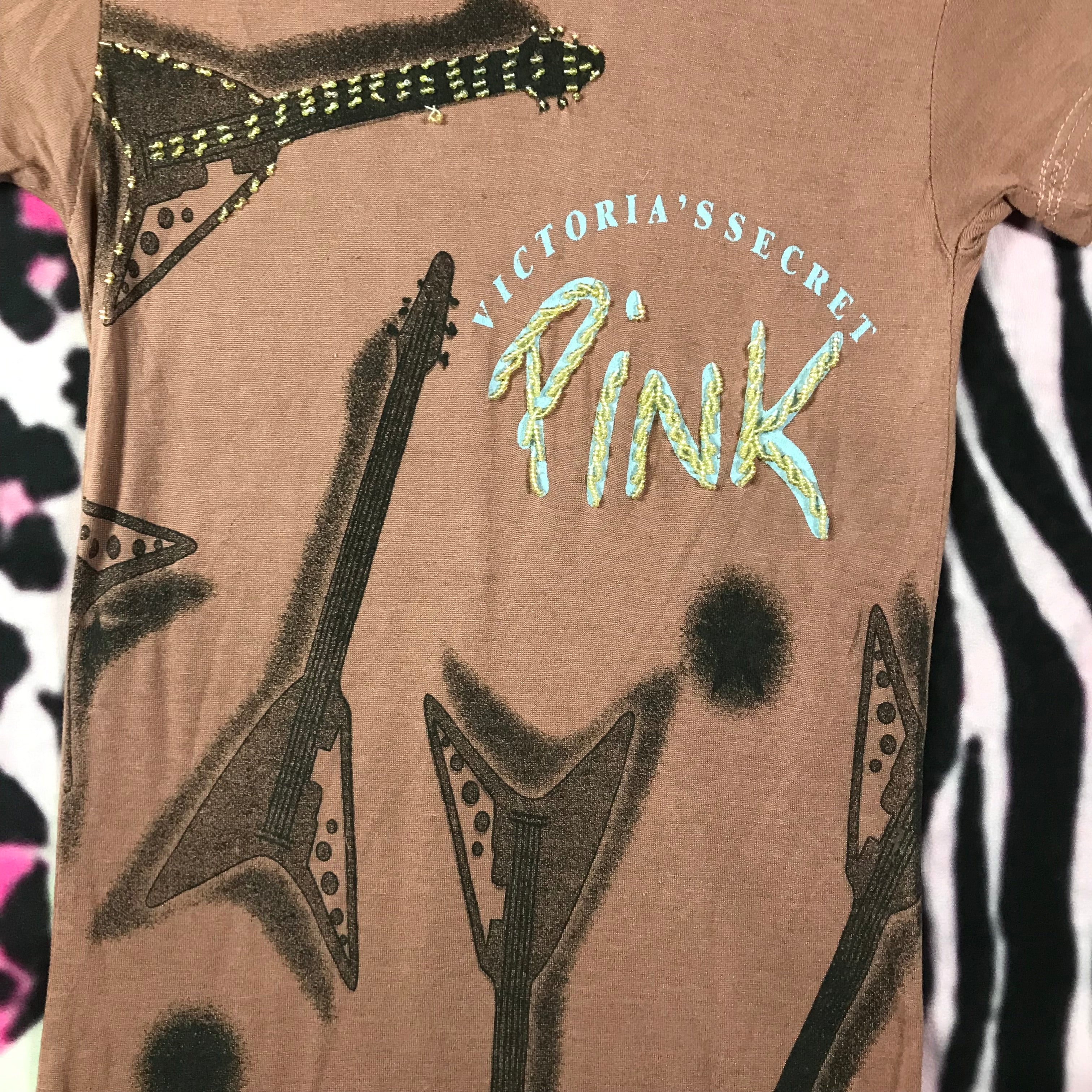 VS Pink Long Line Top