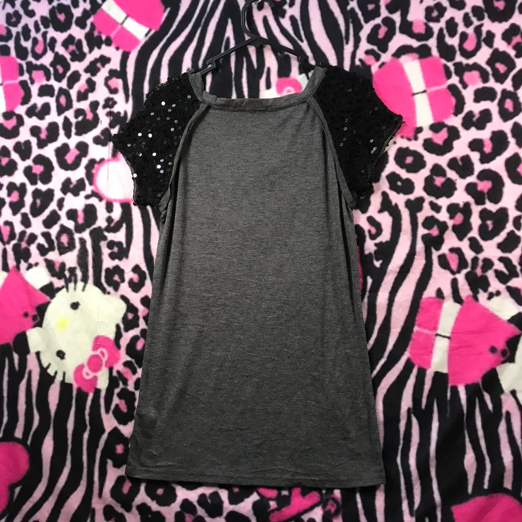 Miss Me sequin babydoll top