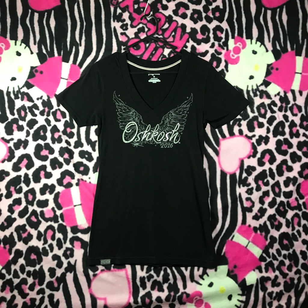 Angel wing grunge top
