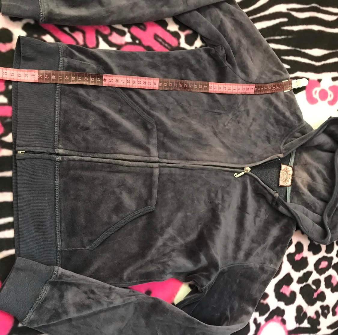 Juicy Couture Velour Zip Up Jacket