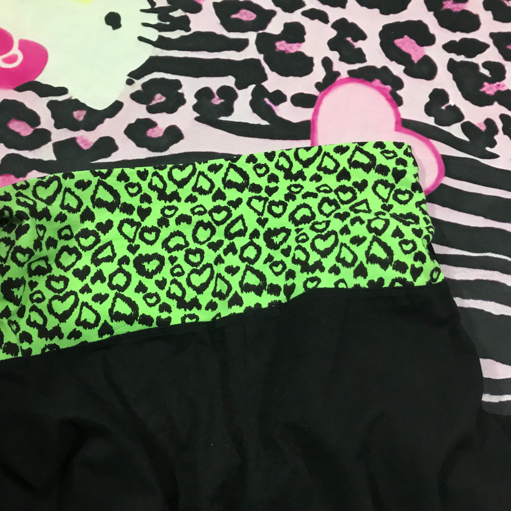 Lowrise Fold Over Leggings Flare Pants