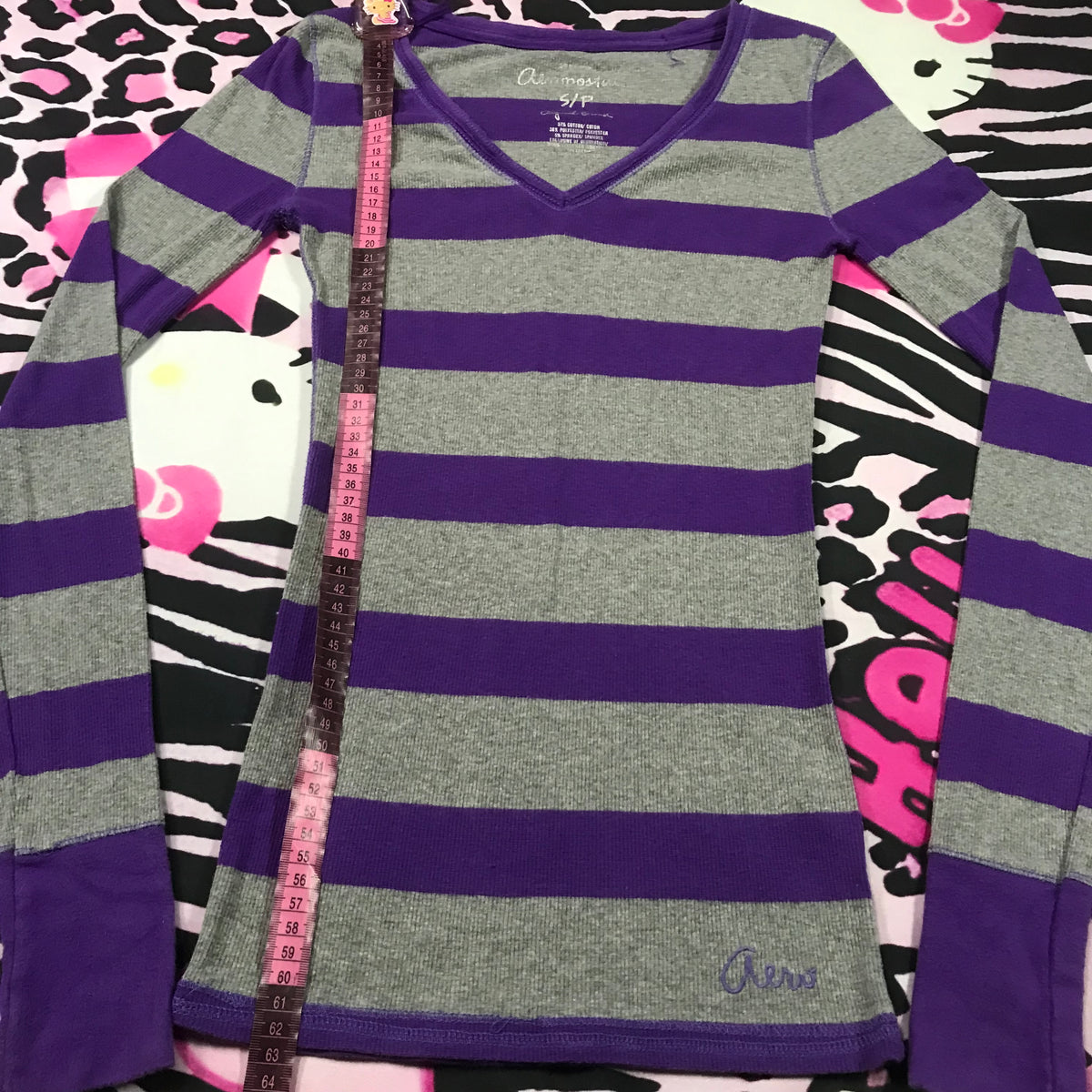 Stripe 2000s Aeropostale Top