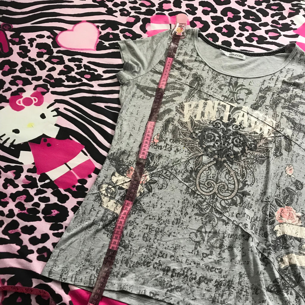 Maurice Vintage Grunge top