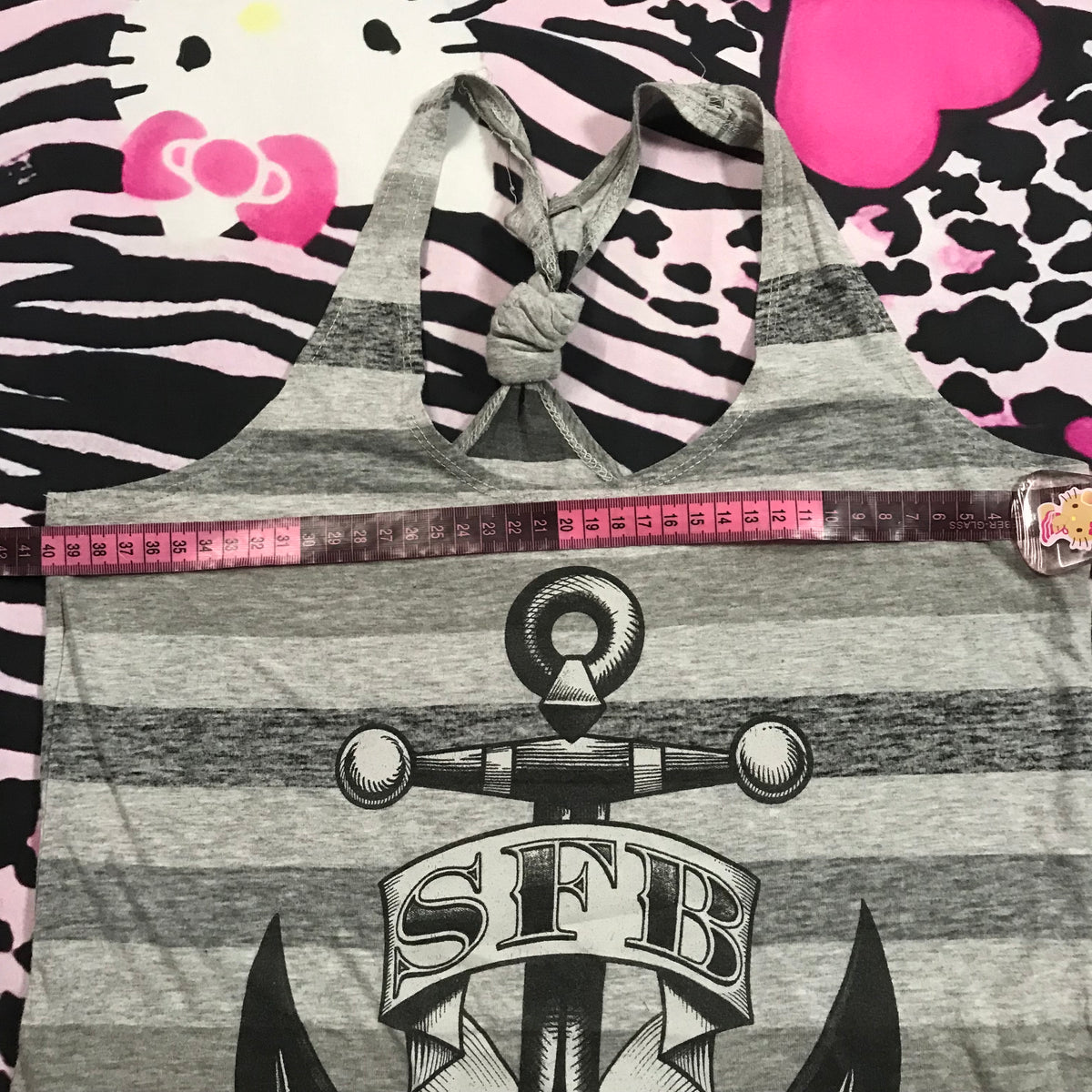 Stripe Sailor Y2K top