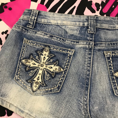 2000s Grunge Shorts Lowrise