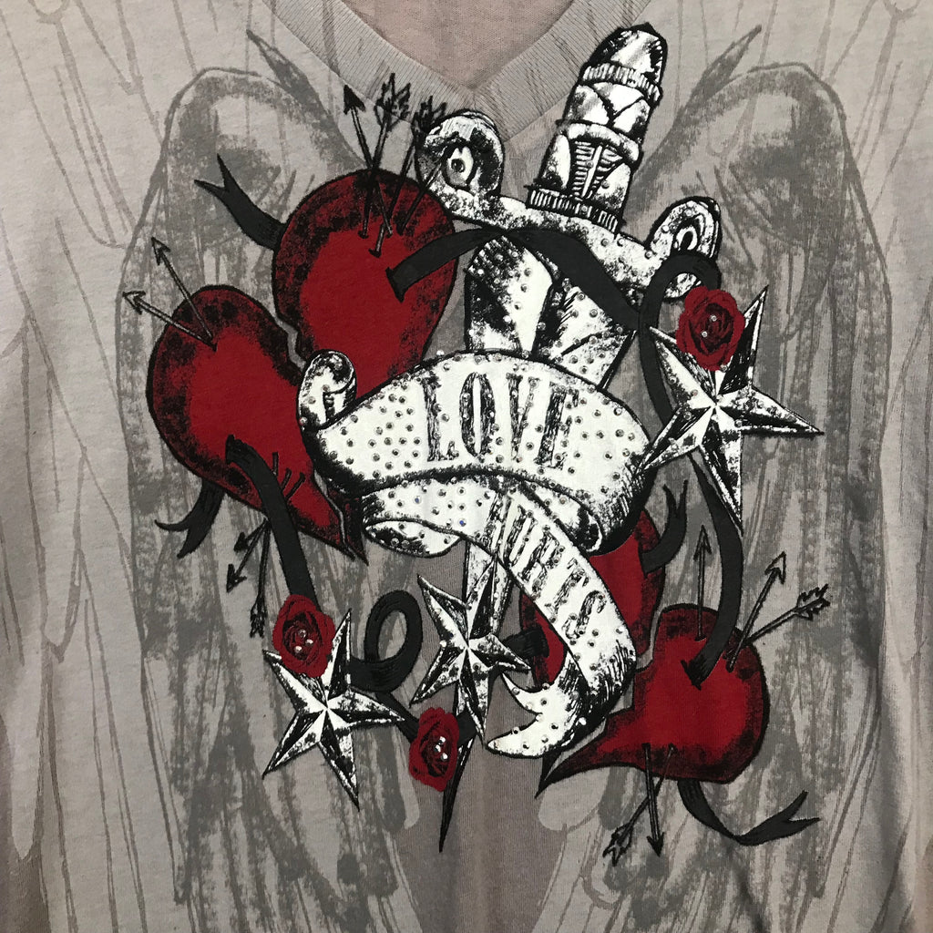 Grunge baby tee