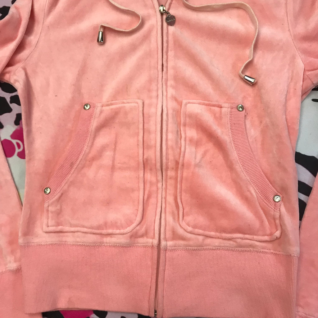 Deadstock Bebe Velour Baby Pink Set