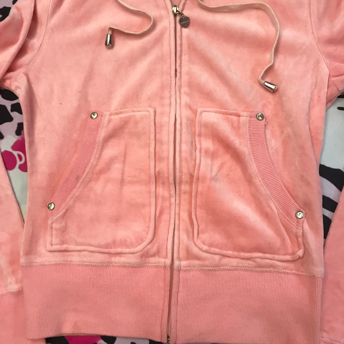 Deadstock Bebe Velour Baby Pink Set