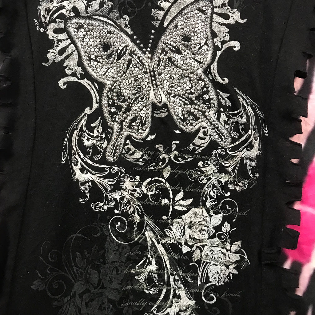 Grunge cut out tank top