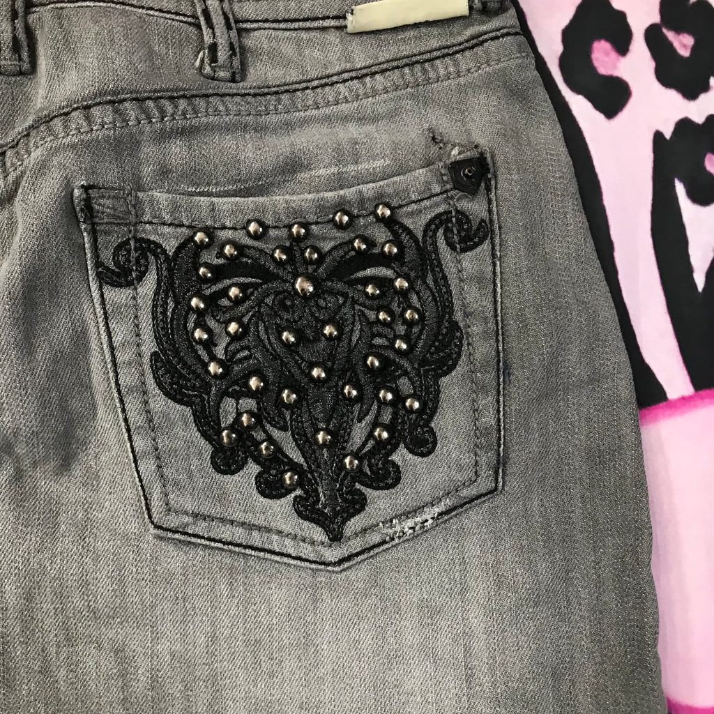 Grunge Style Mini Skirt