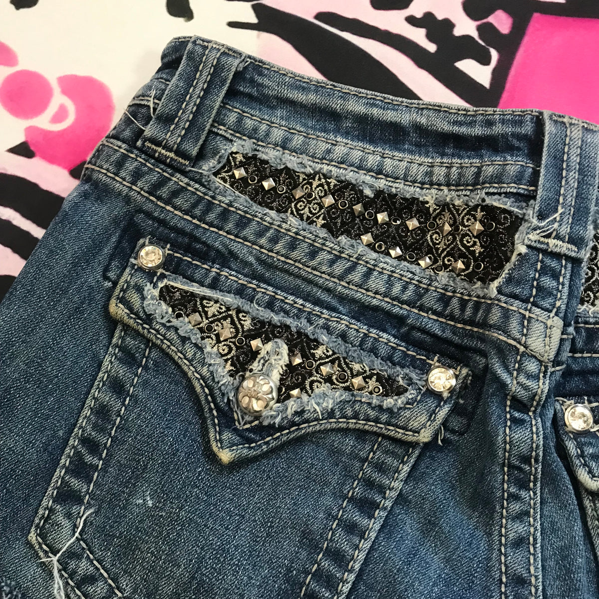MissMe Lace Design Shorts