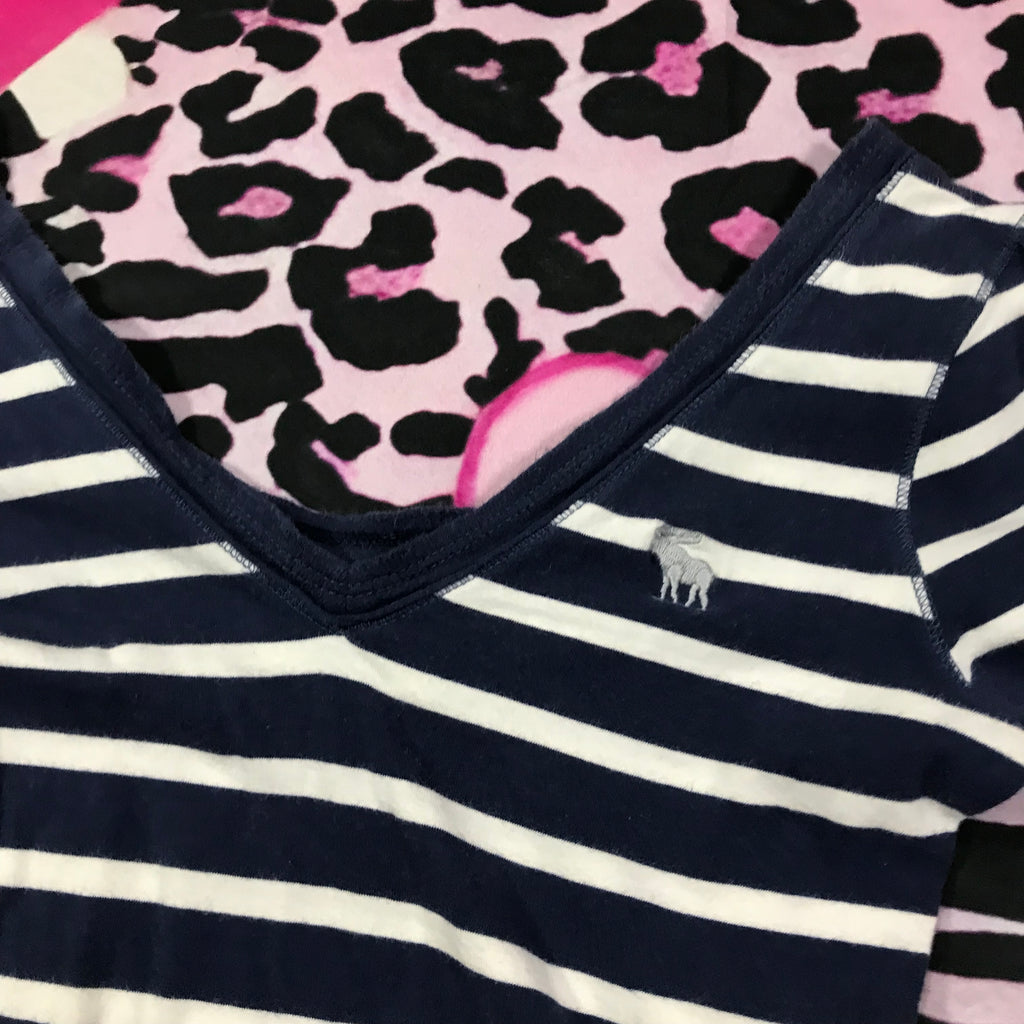Abercrombie & Fitch LongLine Stripe Top