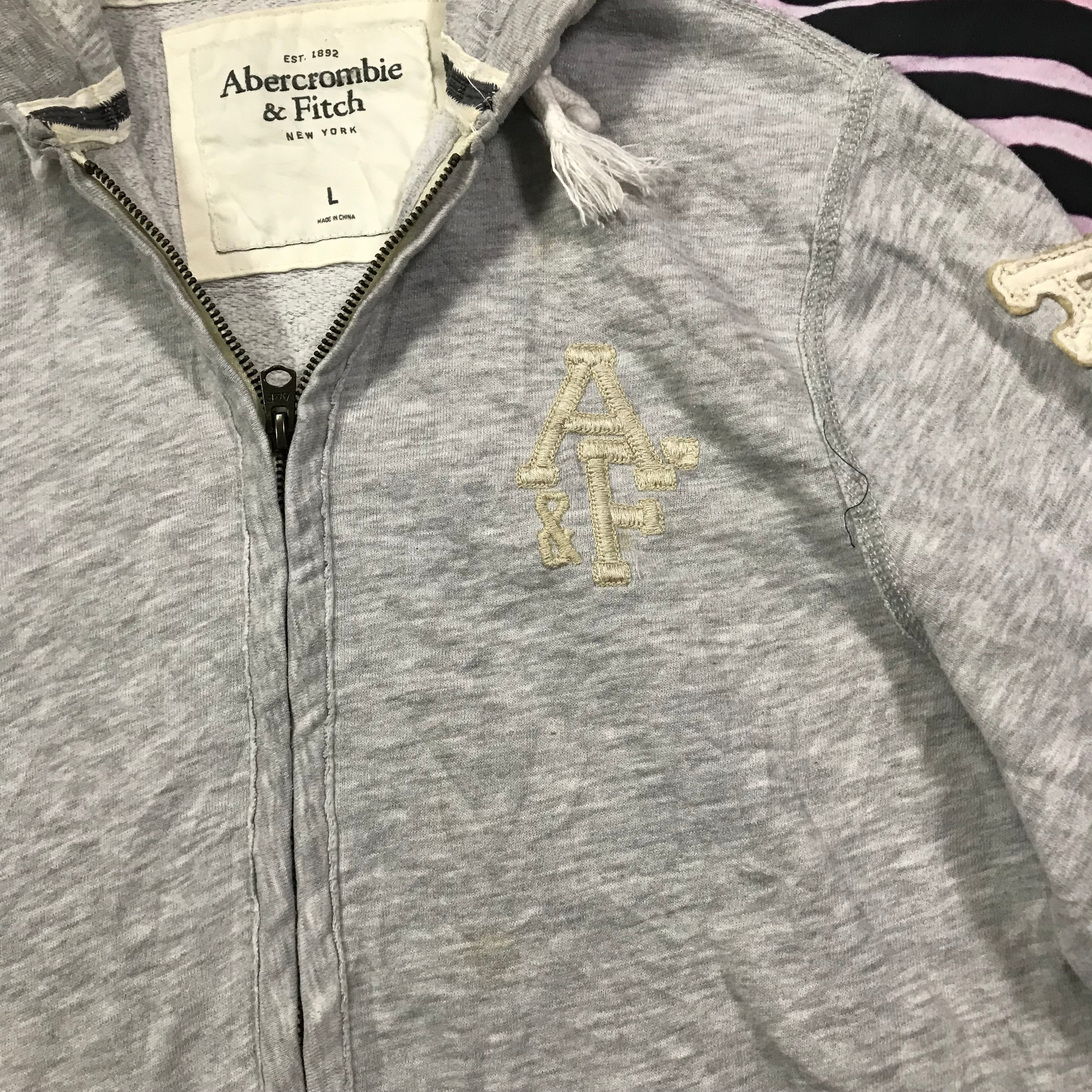Abercrombie Oversized Zipup Hoodie Top