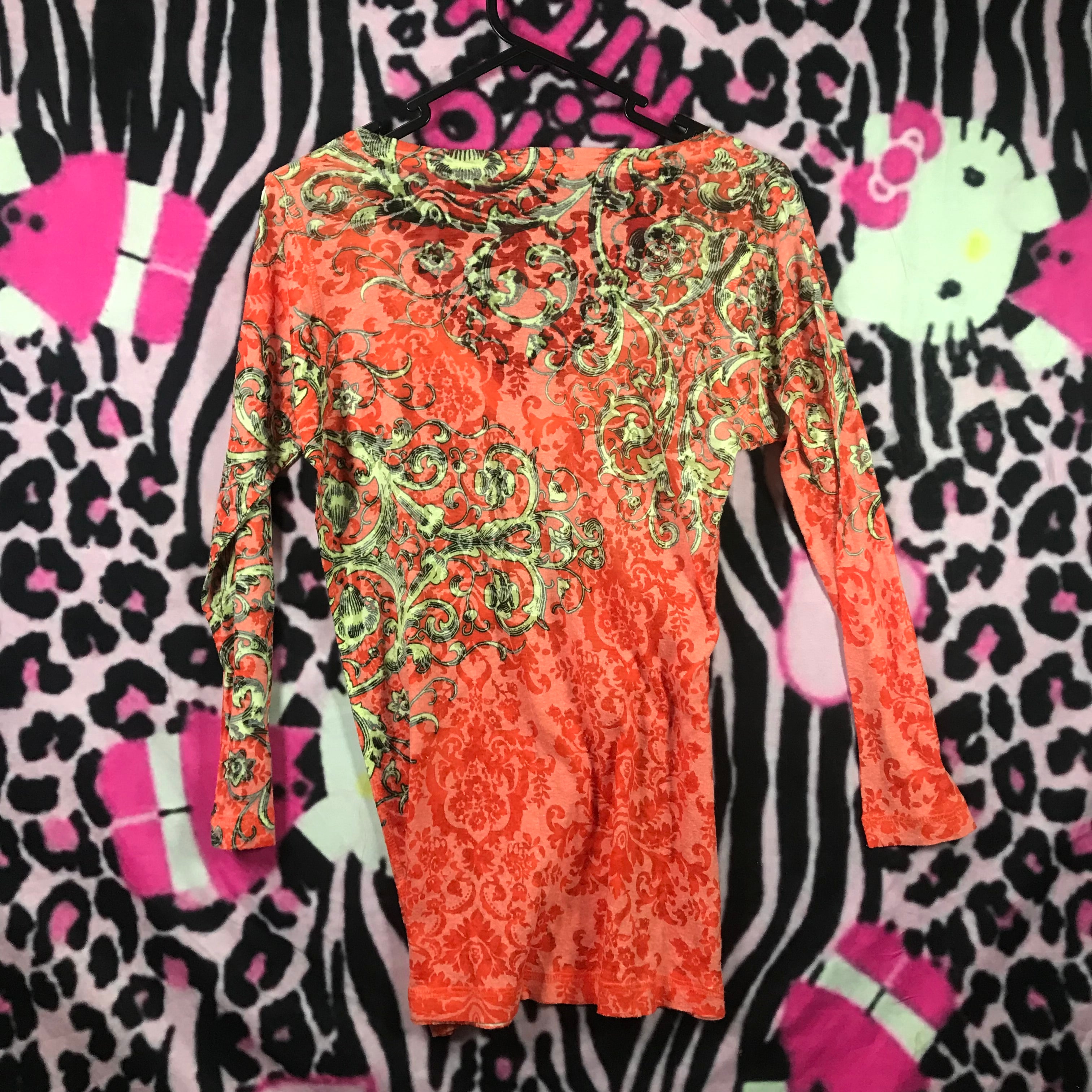 Grunge Groovy mesh top