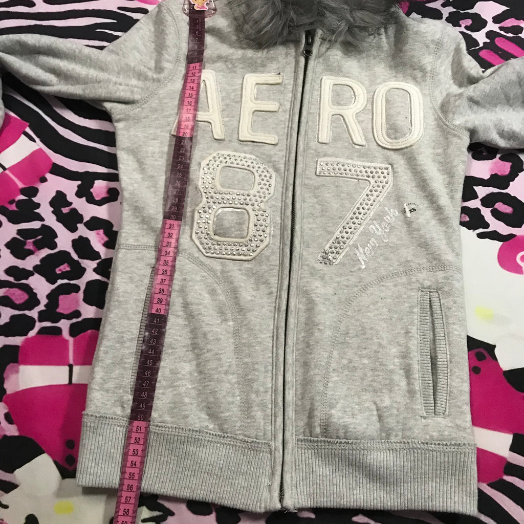 Aeropostale Fur Leopard Jacket