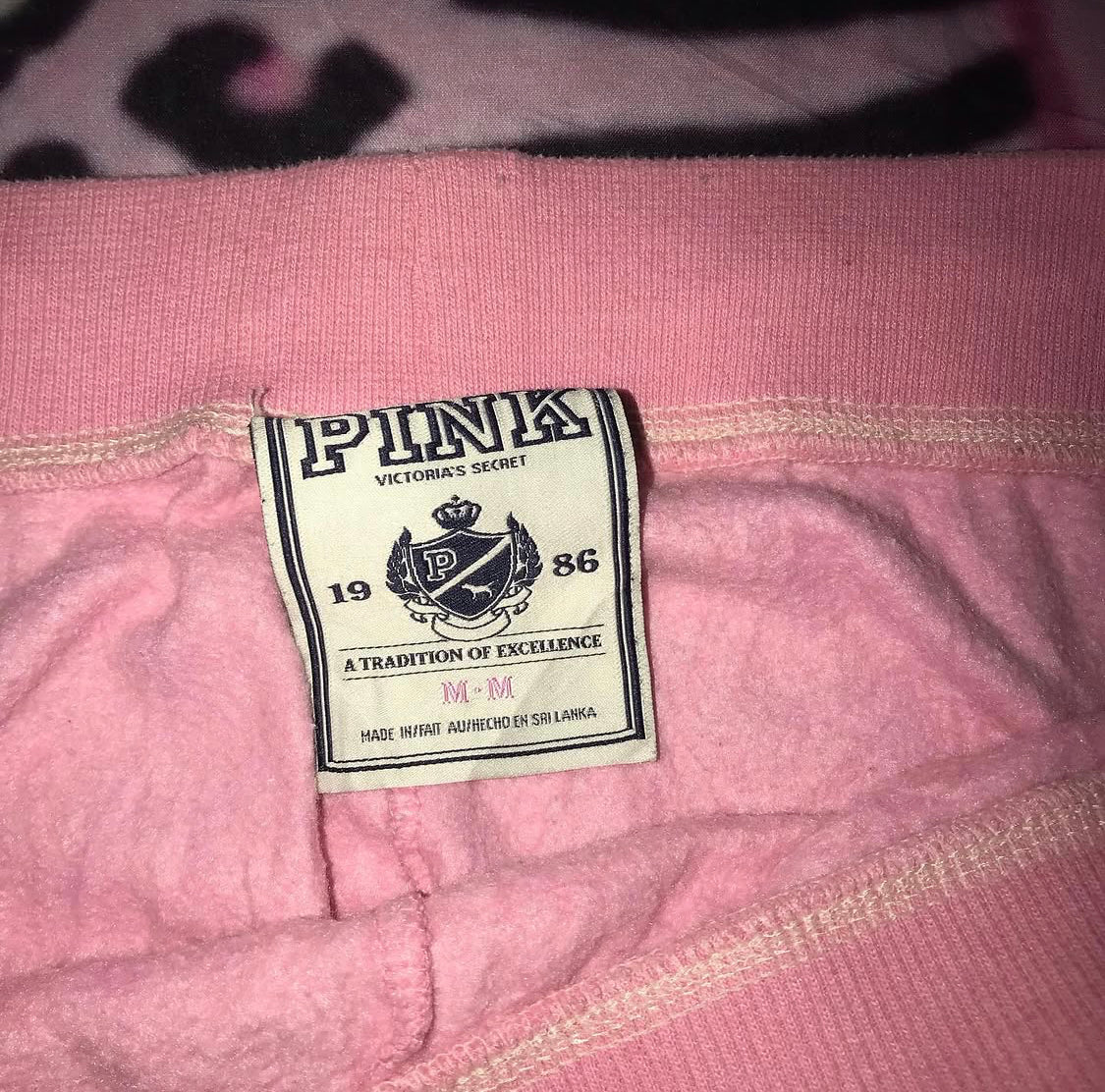 Vs Pink Lowrise Joggers