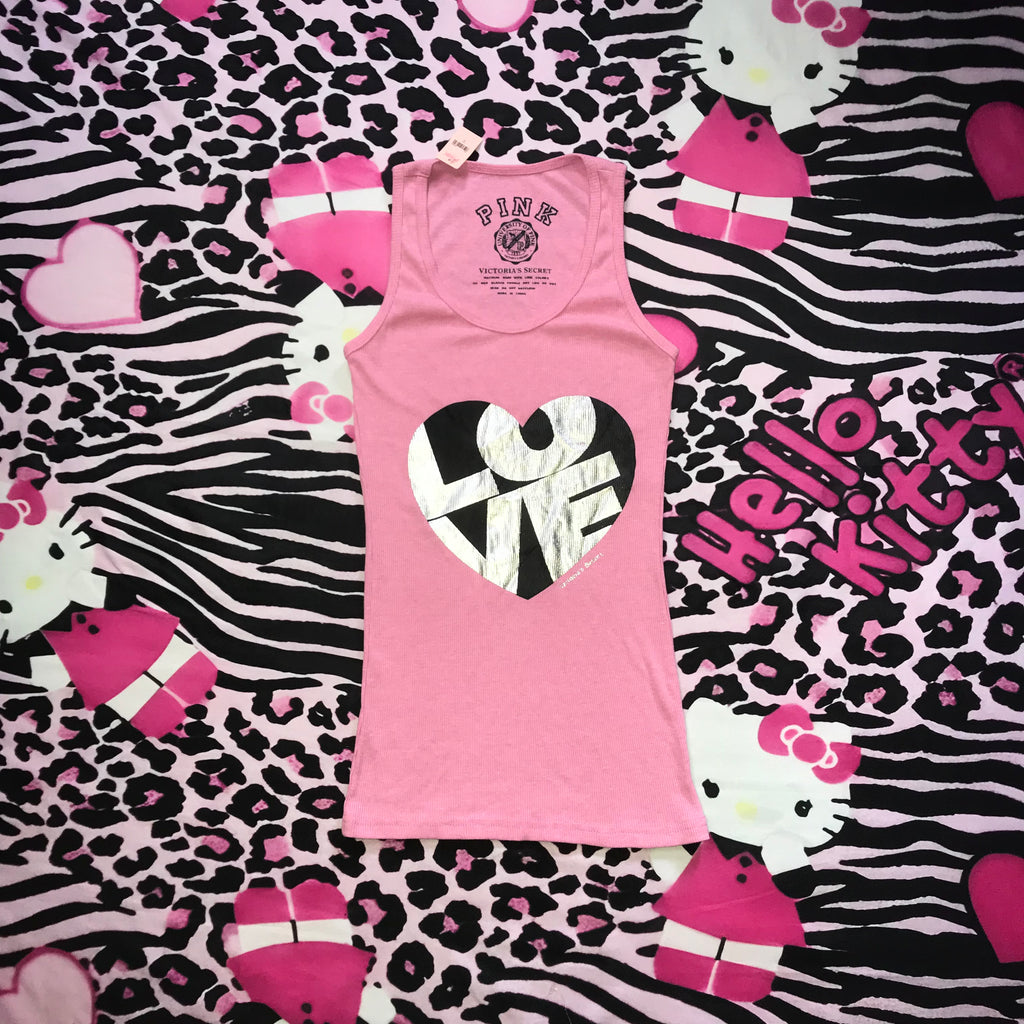 Vs Pink Tank Top Deadstock