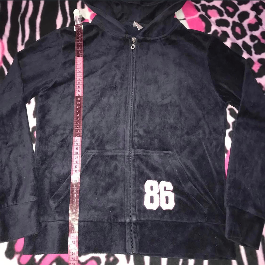 Team Pink Velour Zip Up