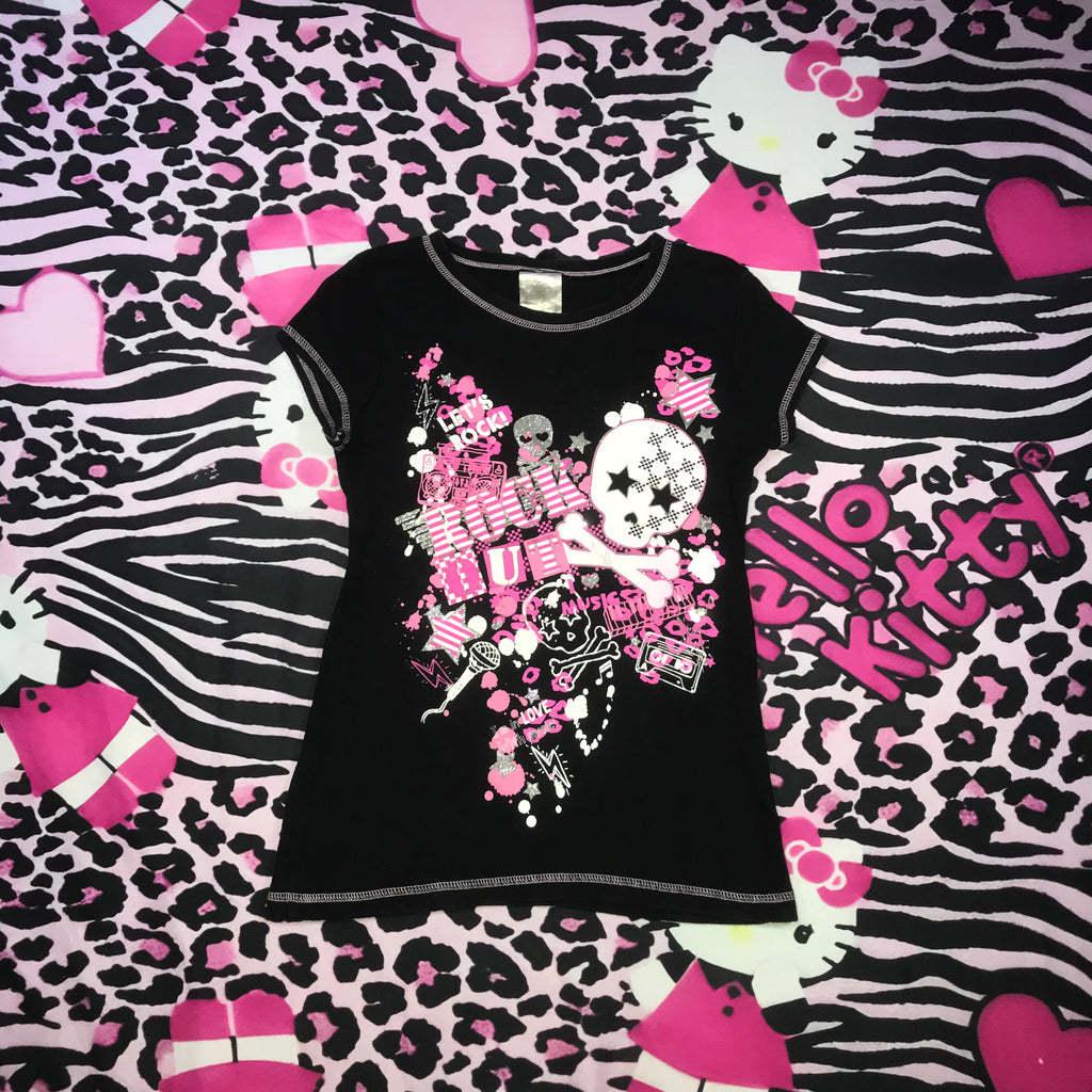 Grunge Punk Baby Tee