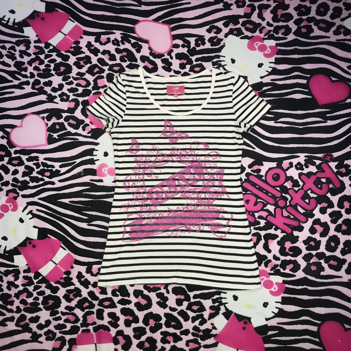 Stripe 2000s Juicy Girl Top