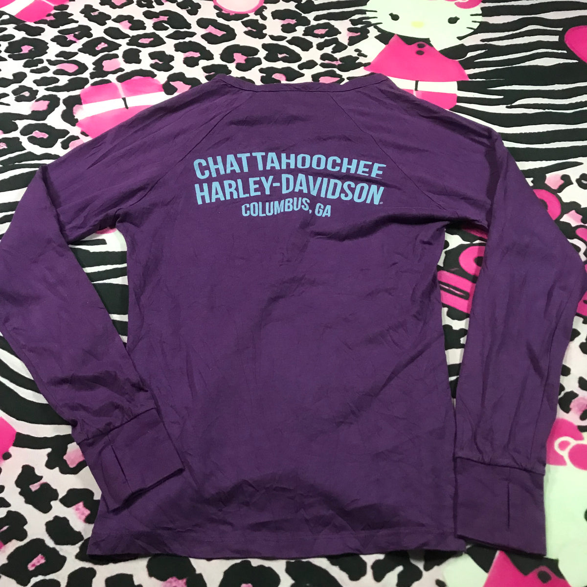 Harley Davidson Long Sleeve Henley
