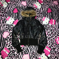 Lace Up Babydoll Puffer Jacket