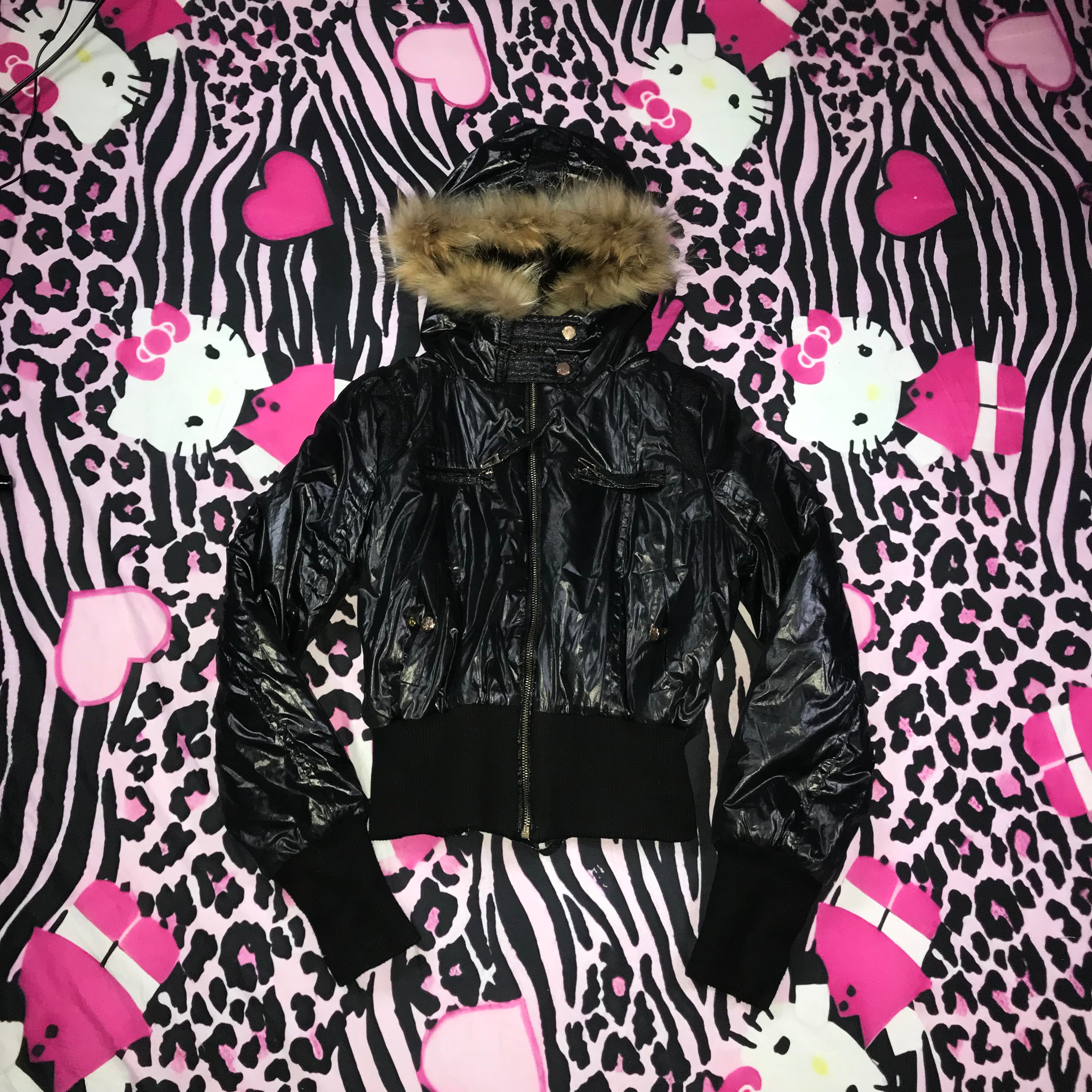 Lace Up Babydoll Puffer Jacket
