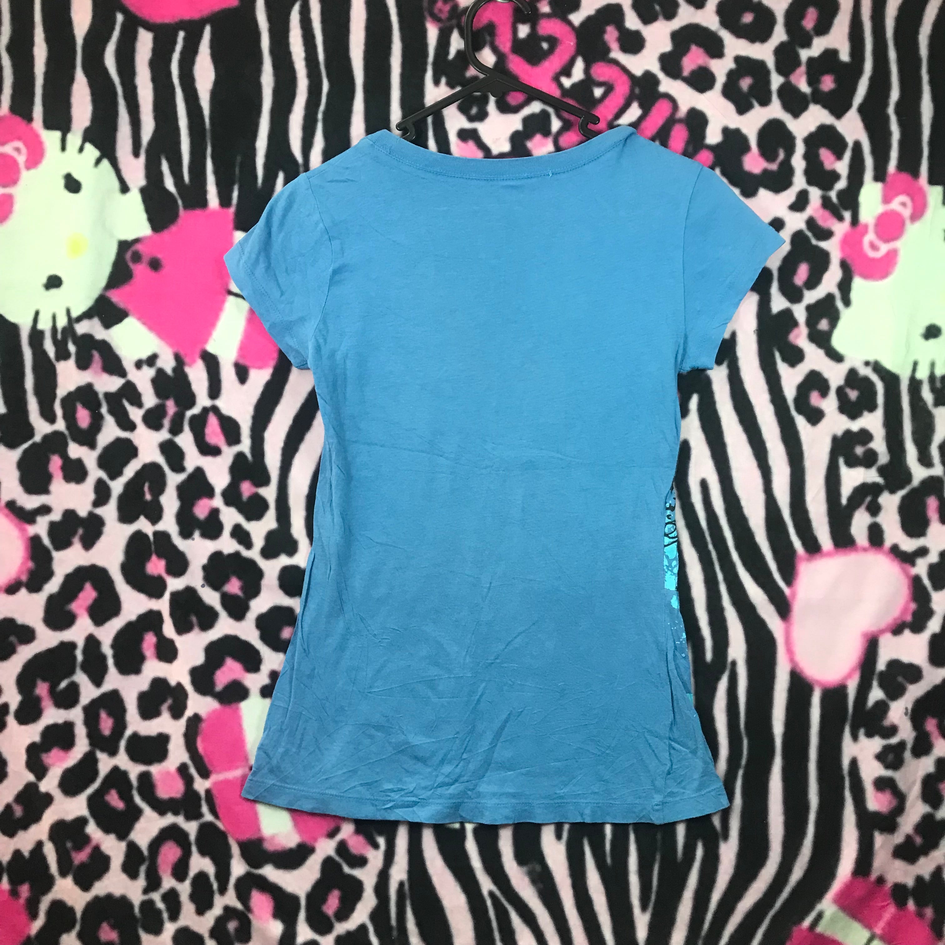 Blue Grunge Baby Tee