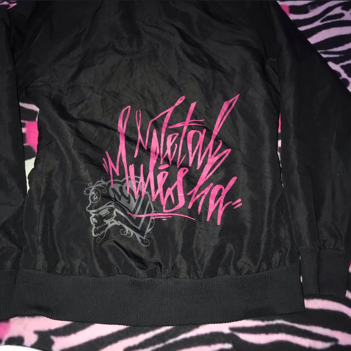 Metal Mulisha winter jacket with warm fur trim
