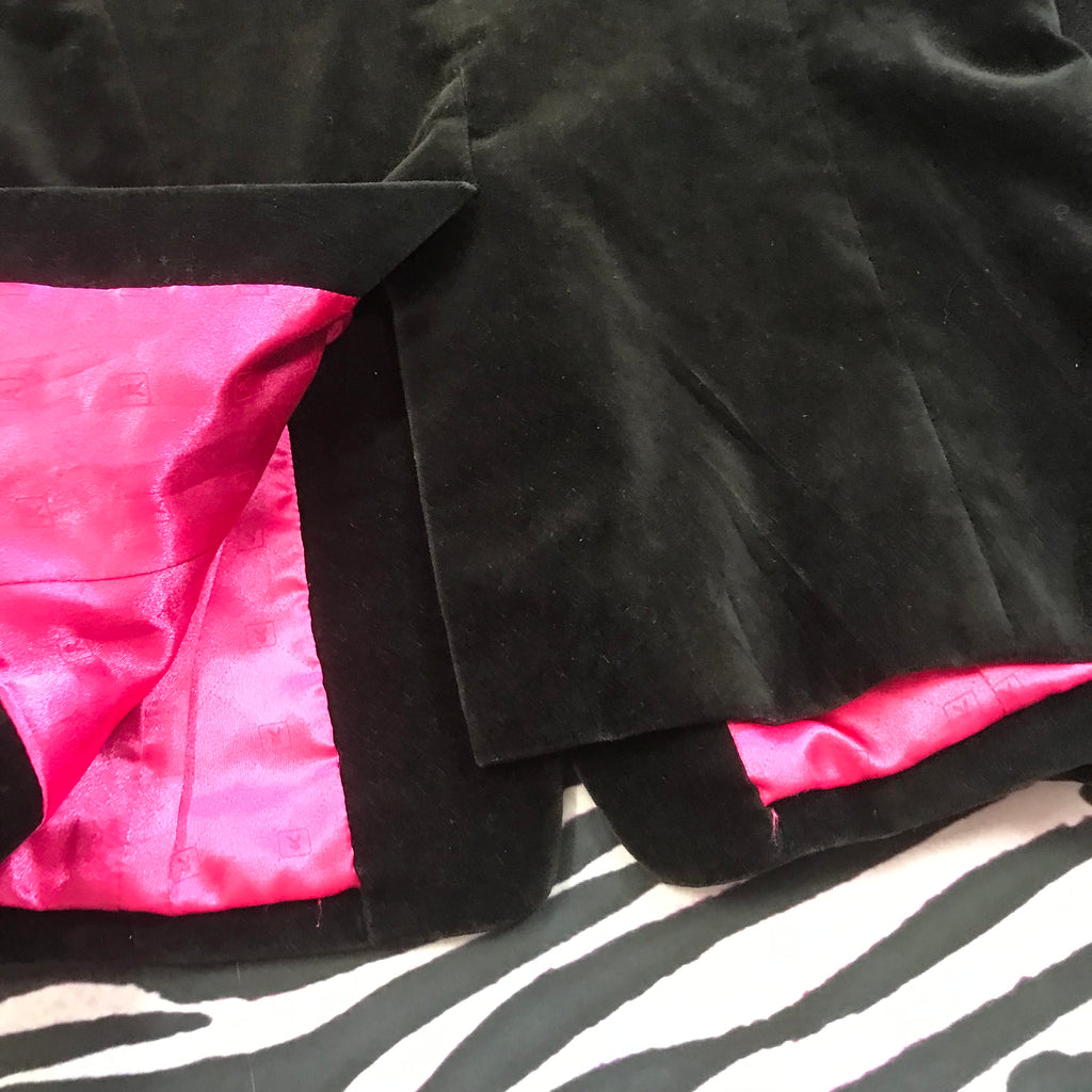Playboy Authentic 2000s Velour Blazer