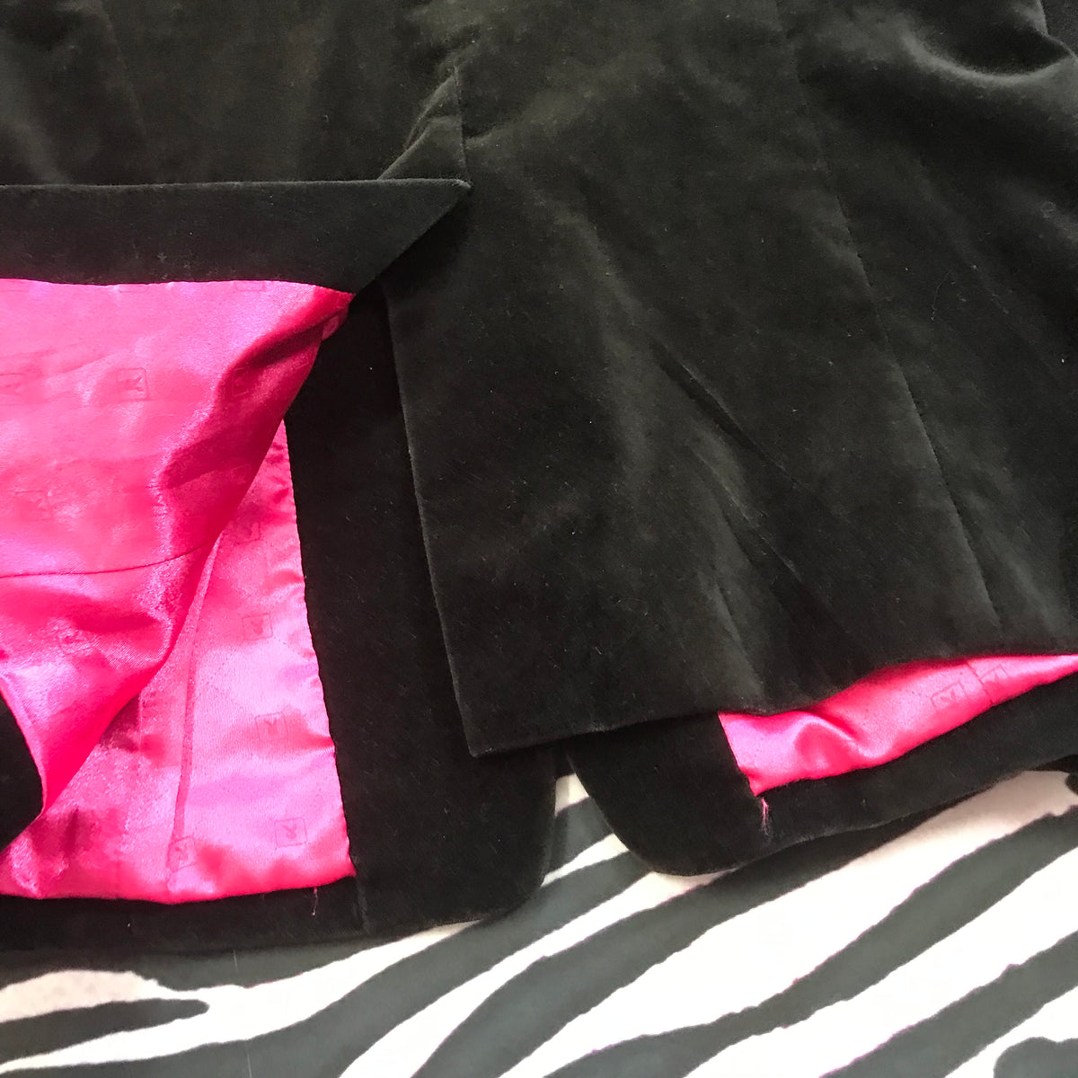 Playboy Authentic 2000s Velour Blazer