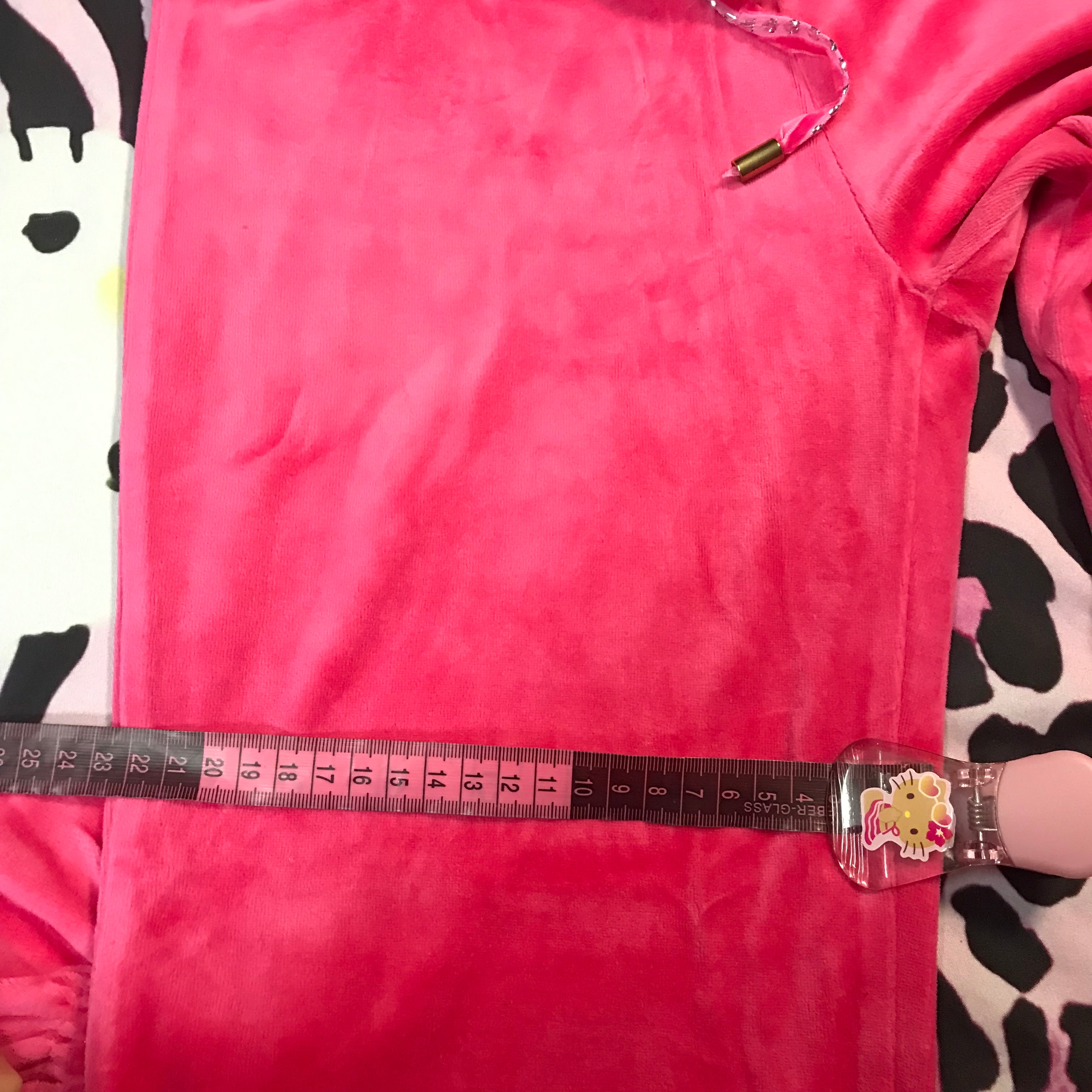 Bebe Velour Hot Pink Track Set
