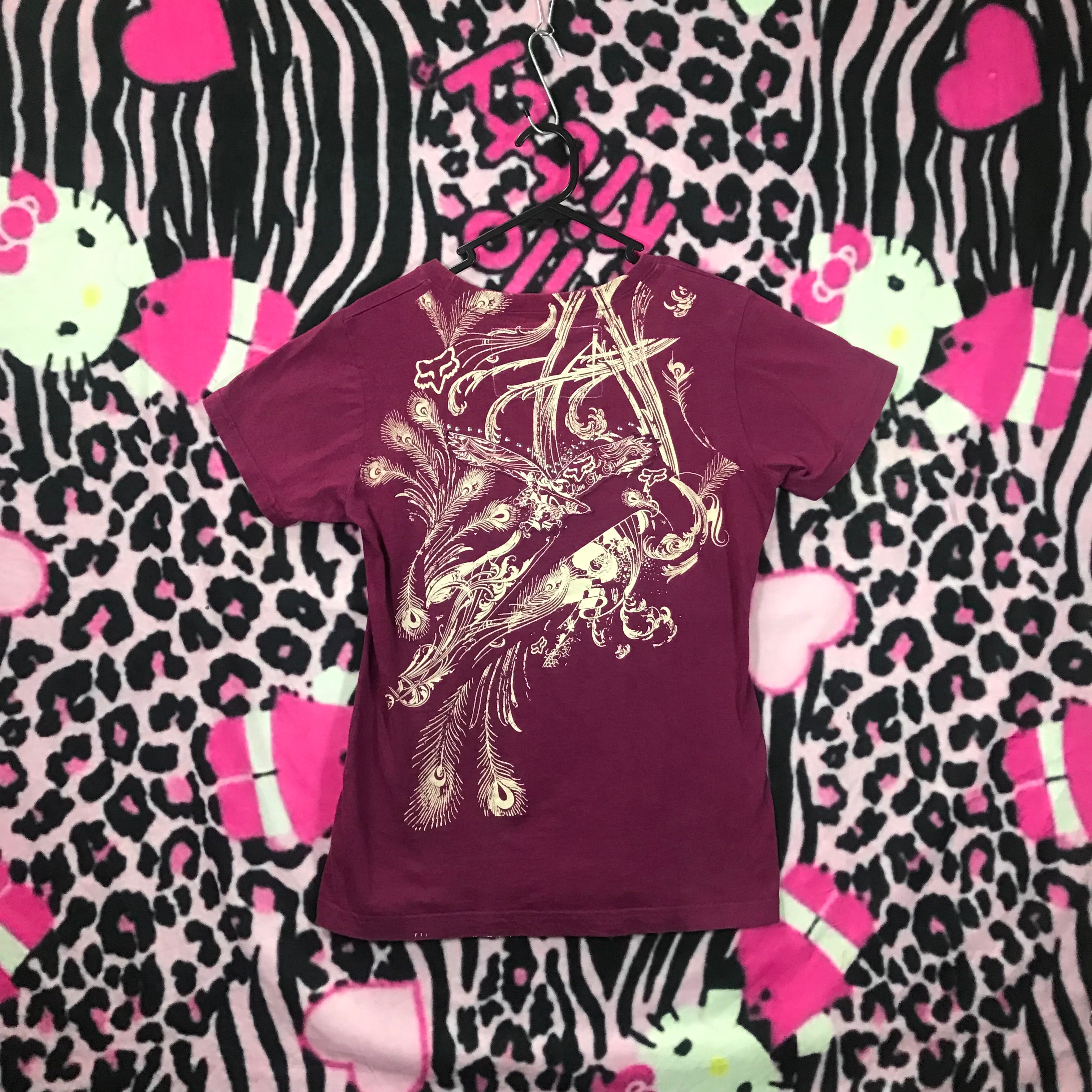 Fox grunge style tee