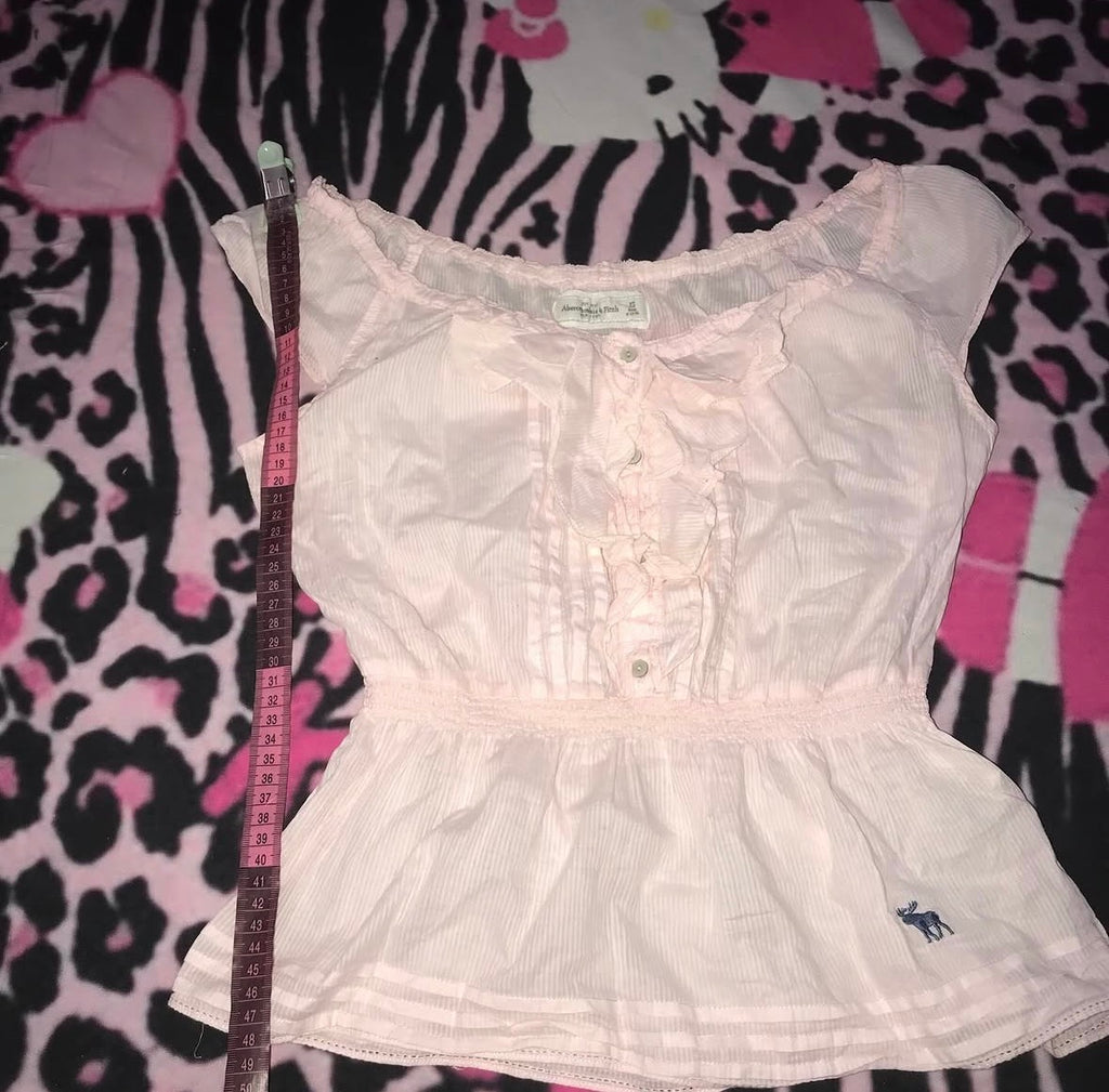 Abercrombie babydoll blouse