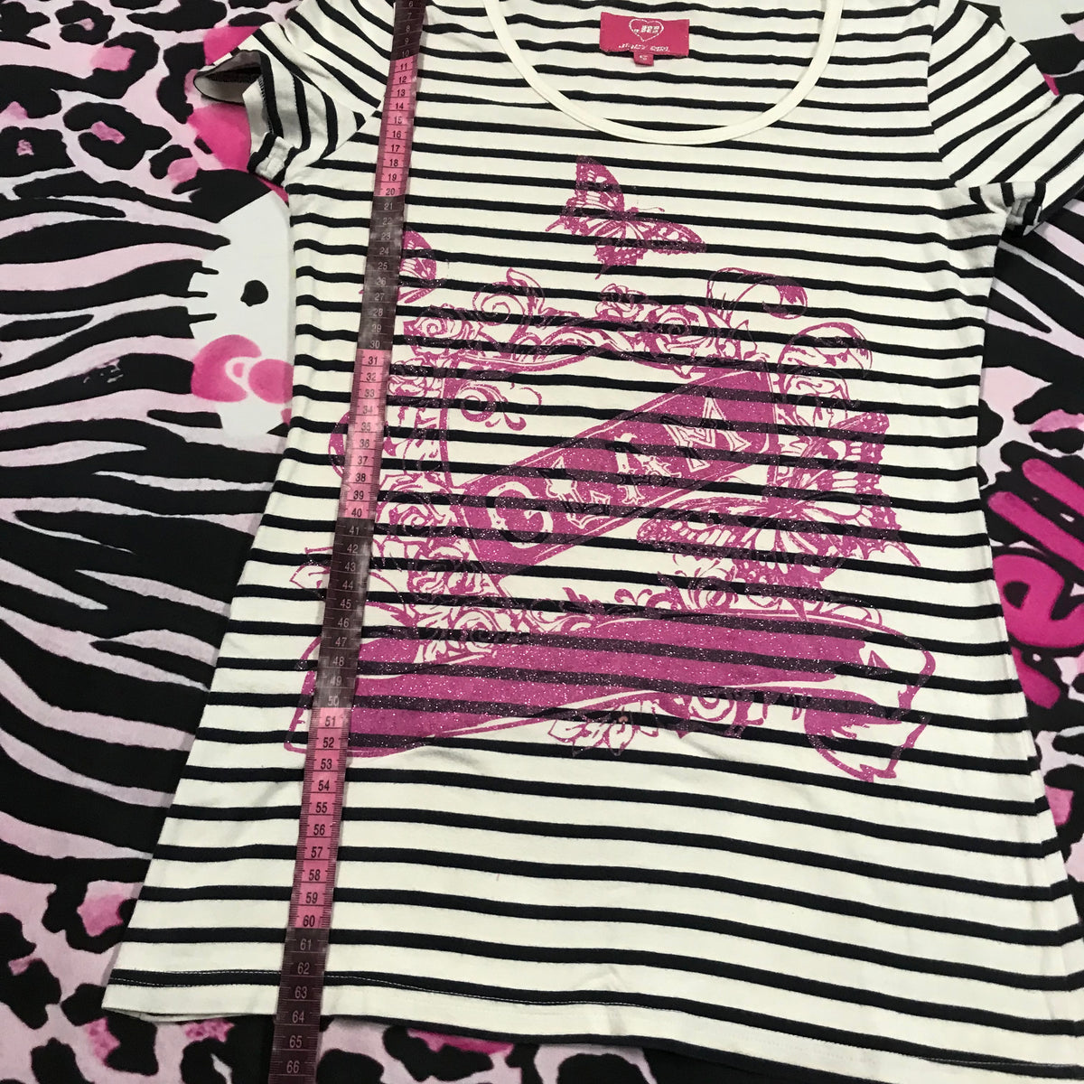 Stripe 2000s Juicy Girl Top