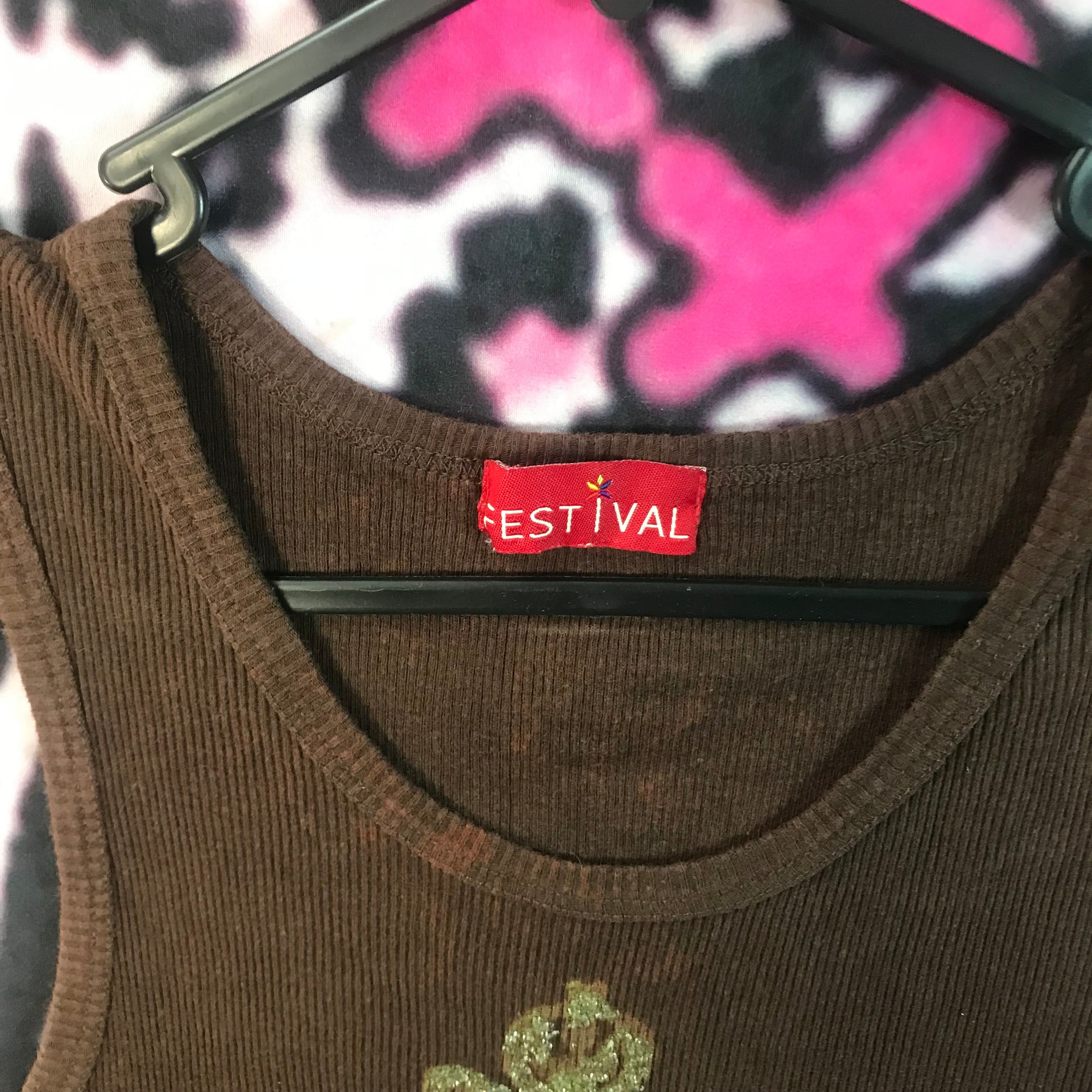 Adorable Festival Cross tank top