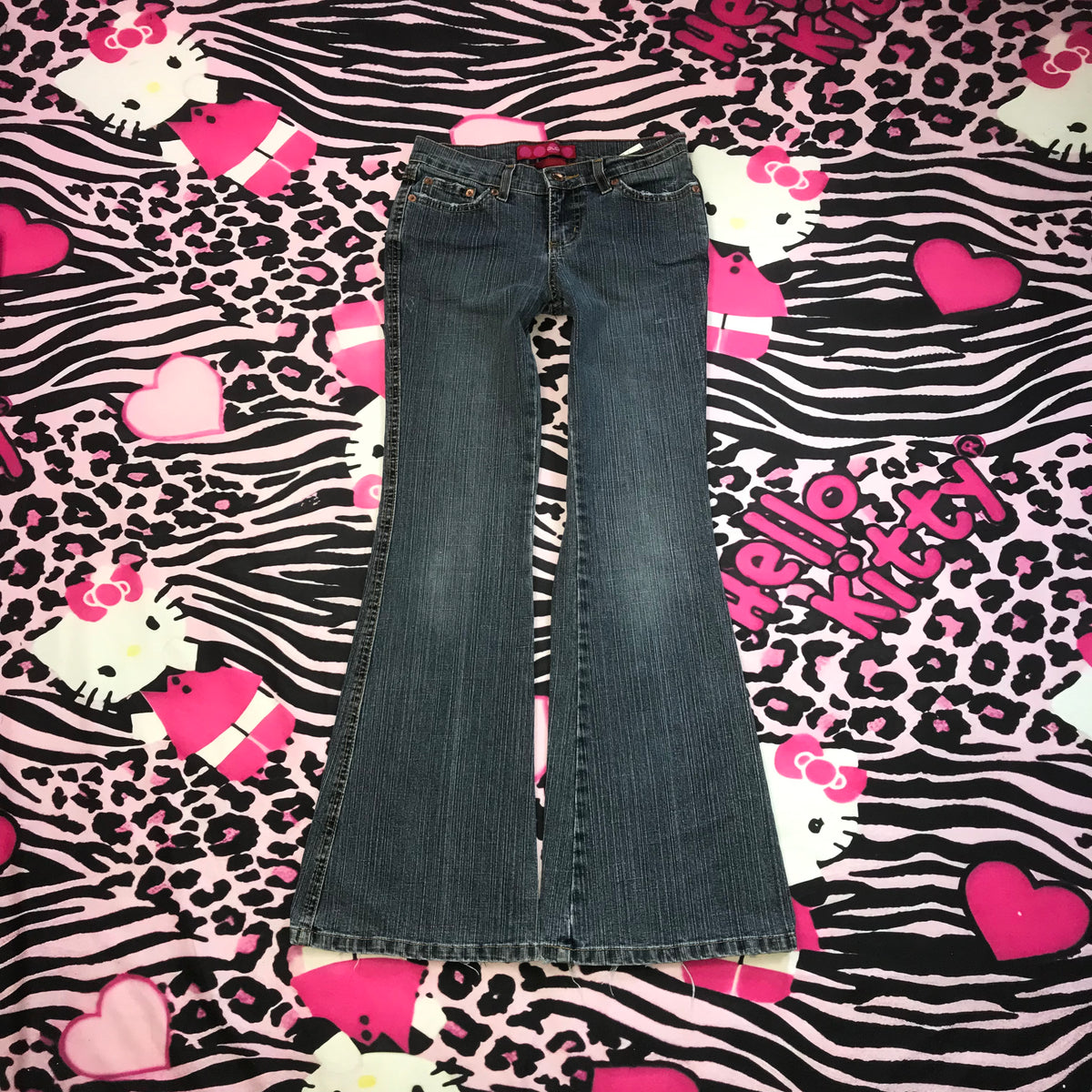 GLO Lowrise Flared Jeans