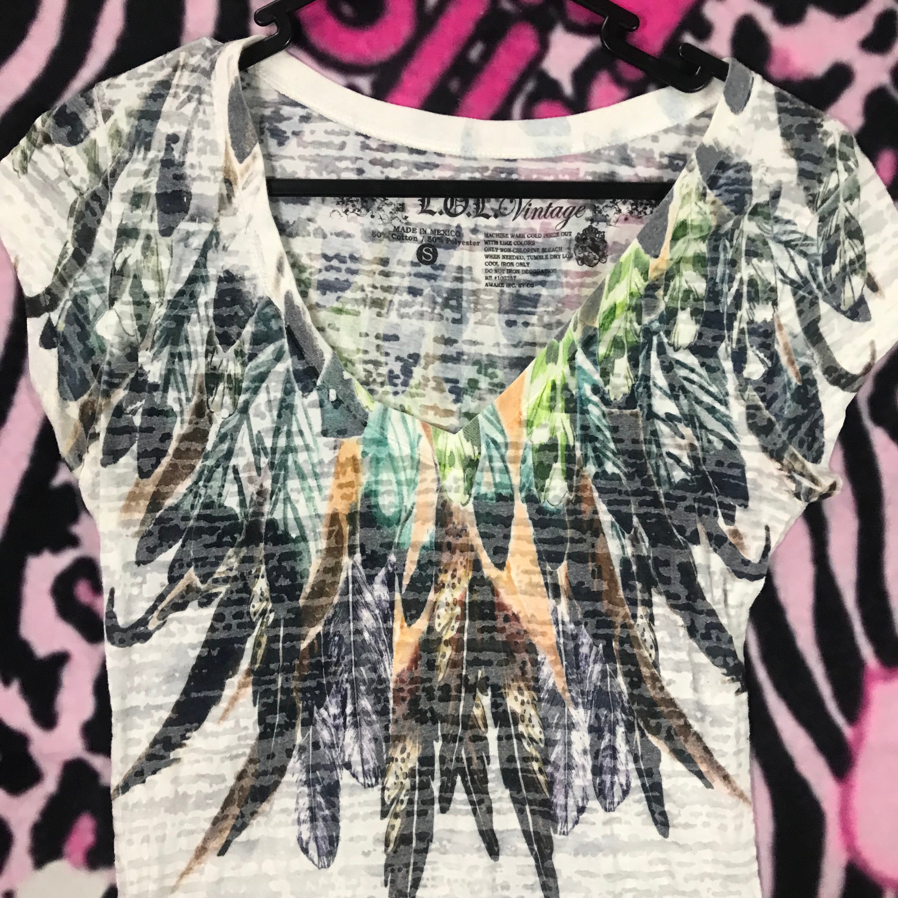 Grunge Sheer baby tee