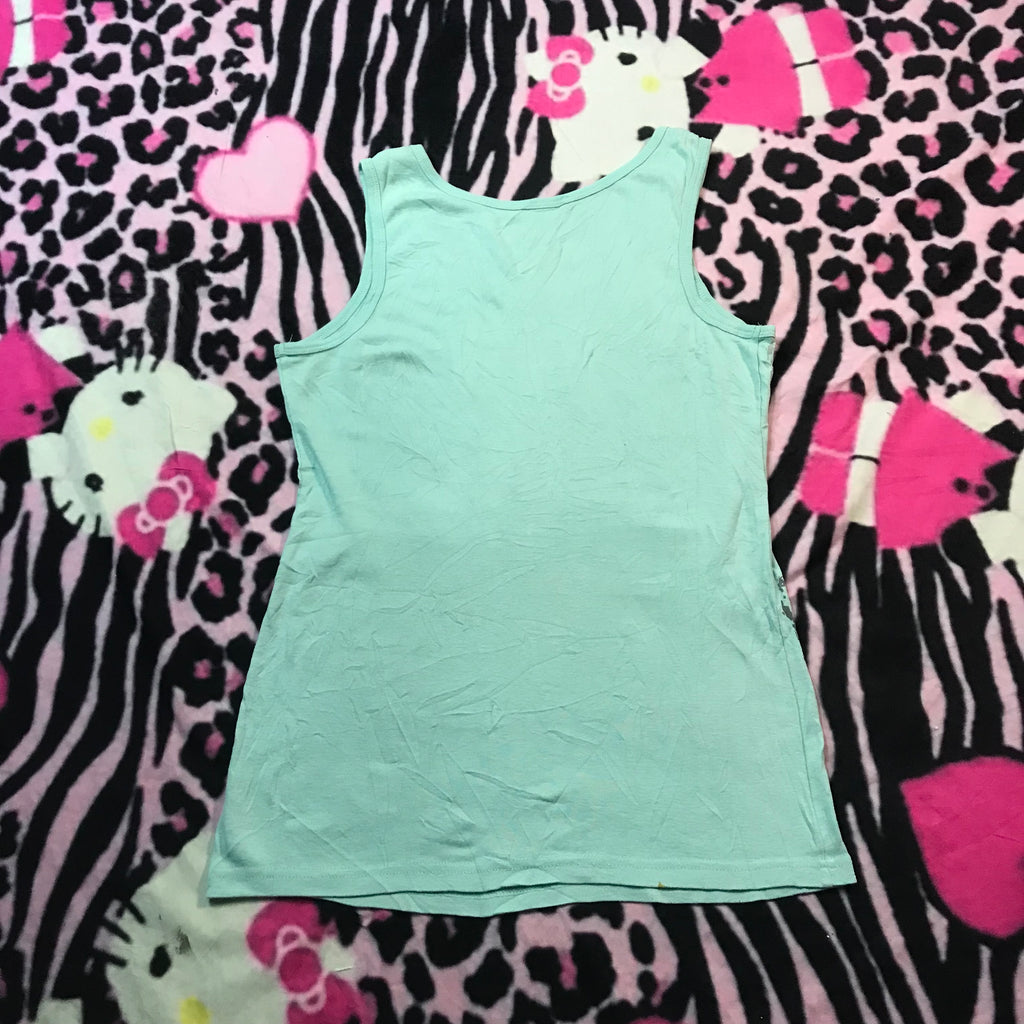 Mint green tank top
