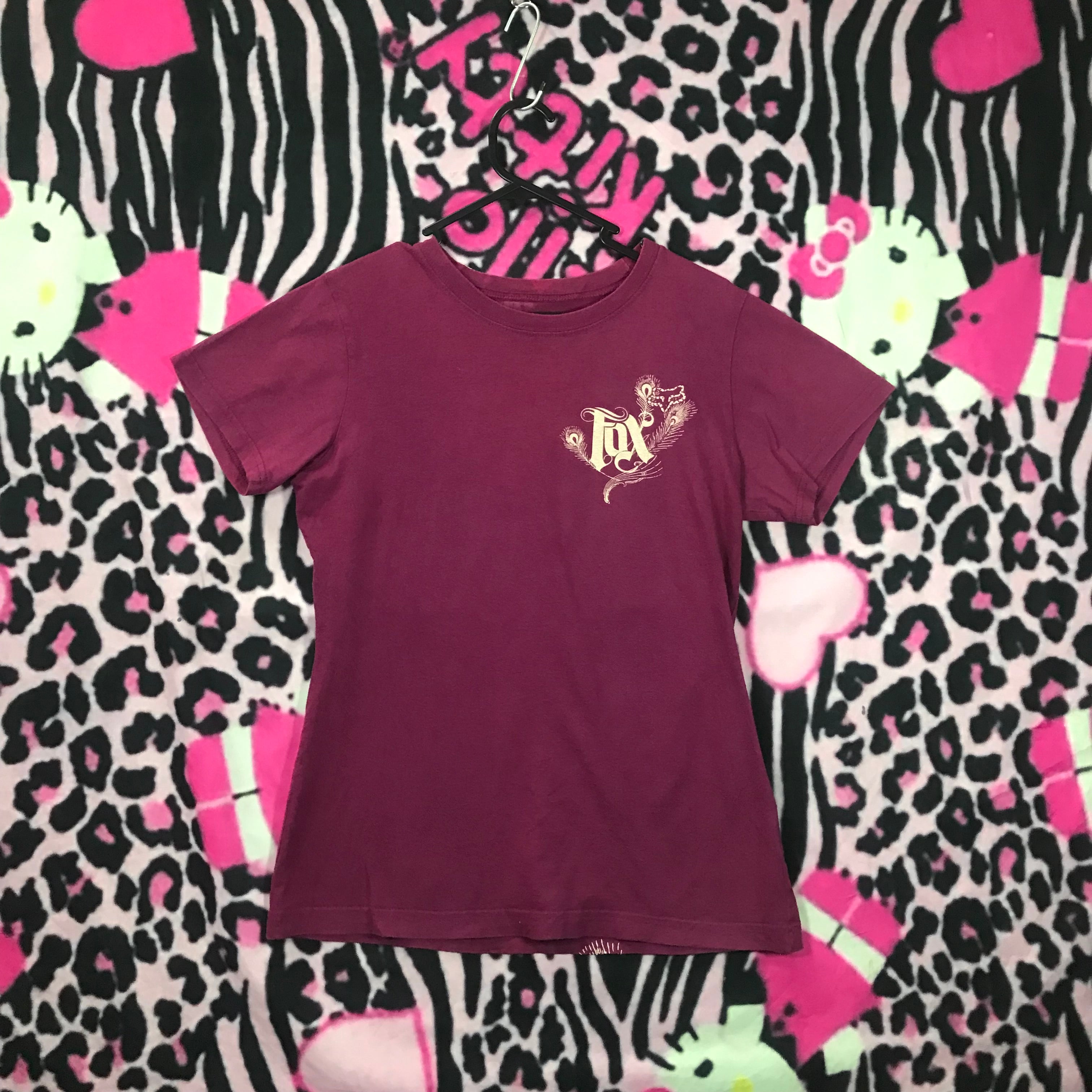Fox grunge style tee