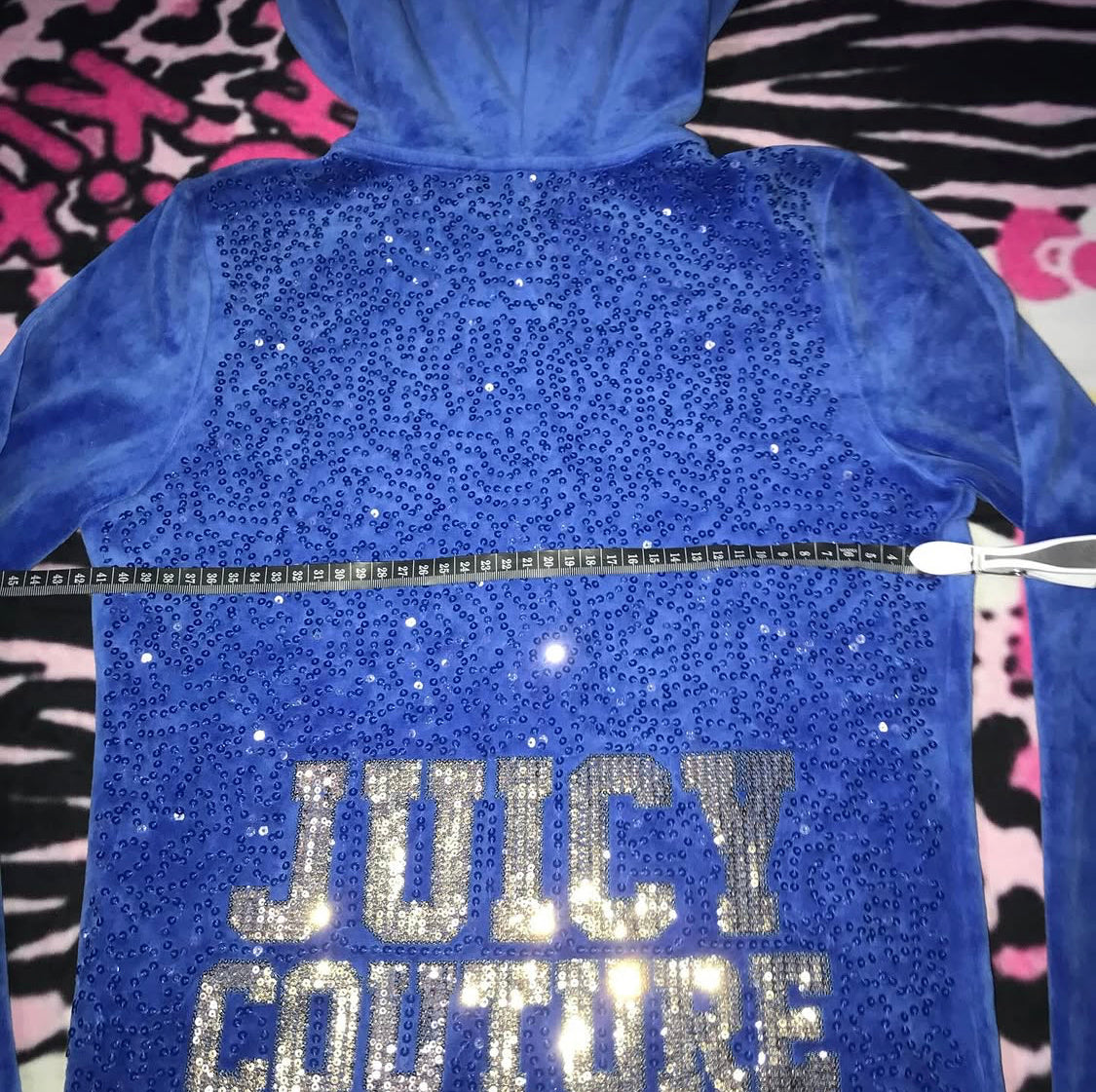 Juicy Couture Rhinestone jacket zipup