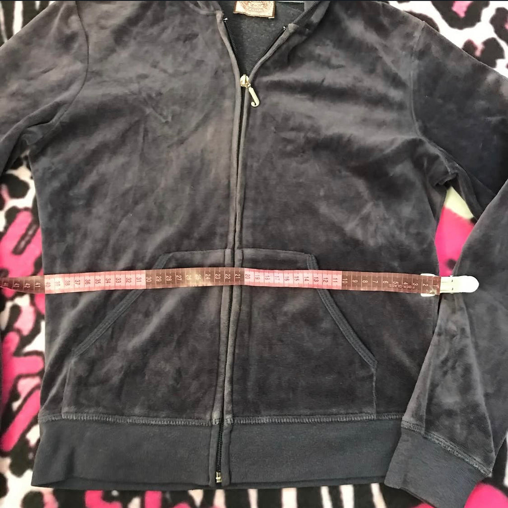 Juicy Couture Velour Zip Up Jacket