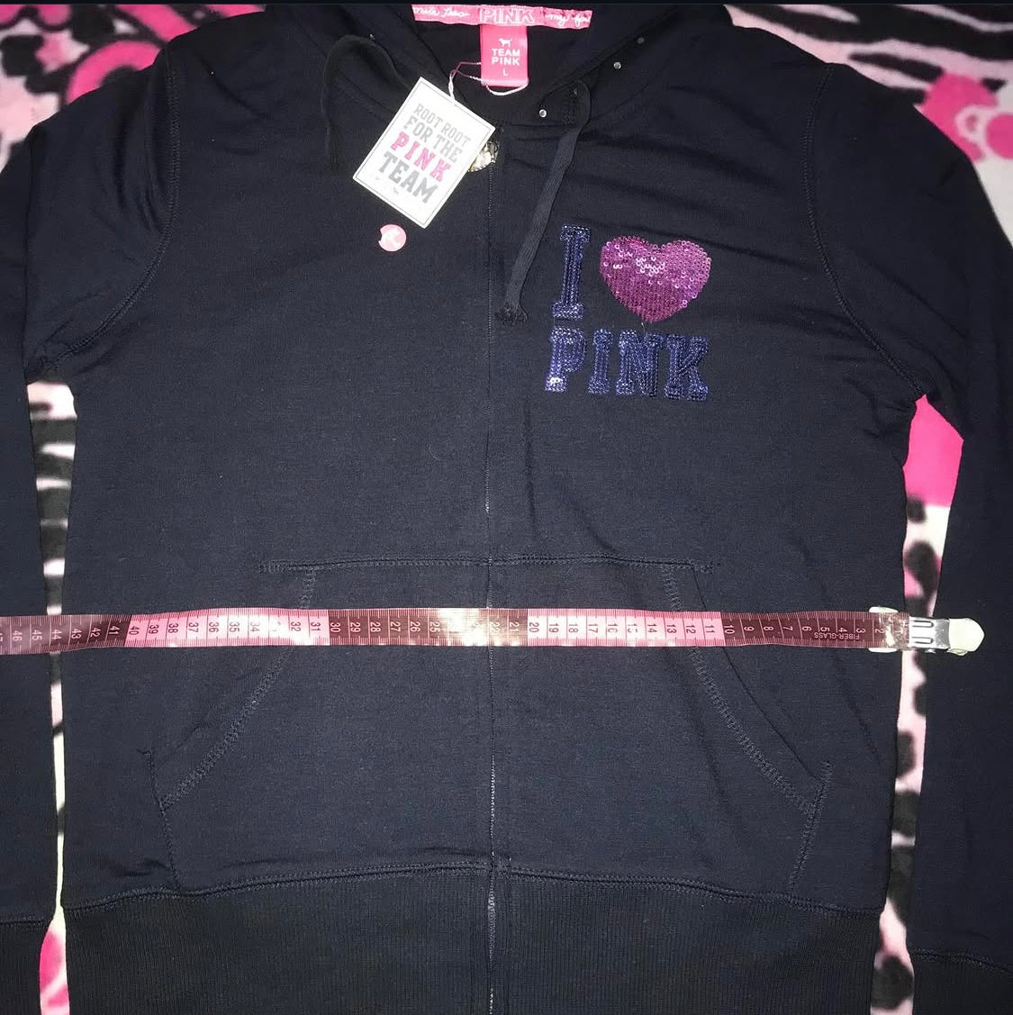 Love PINK Sequin Zip Up Jacket